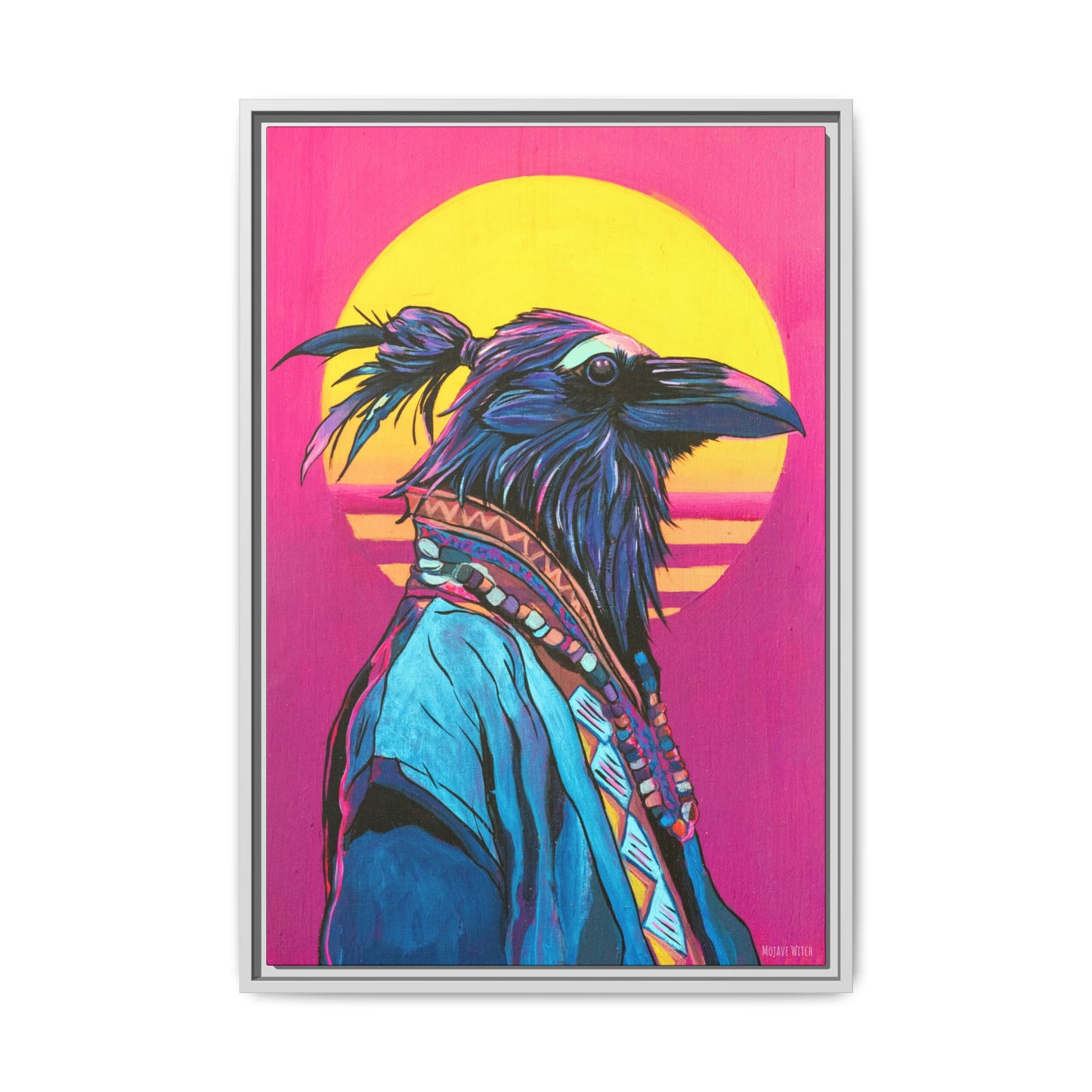 Spiritual Fuckboy #4, Canvas Print, Black or white frame