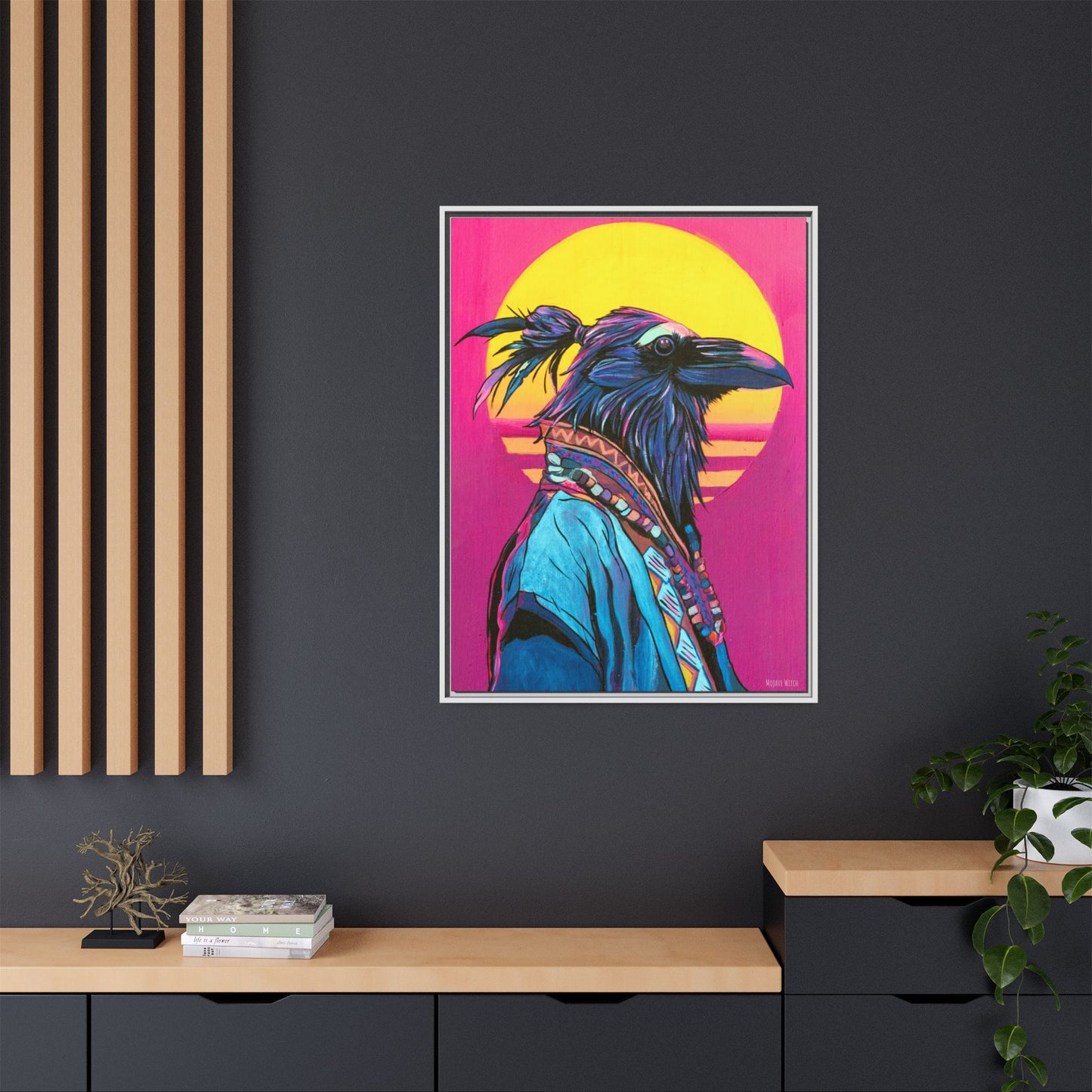 Spiritual Fuckboy #4, Canvas Print, Black or white frame