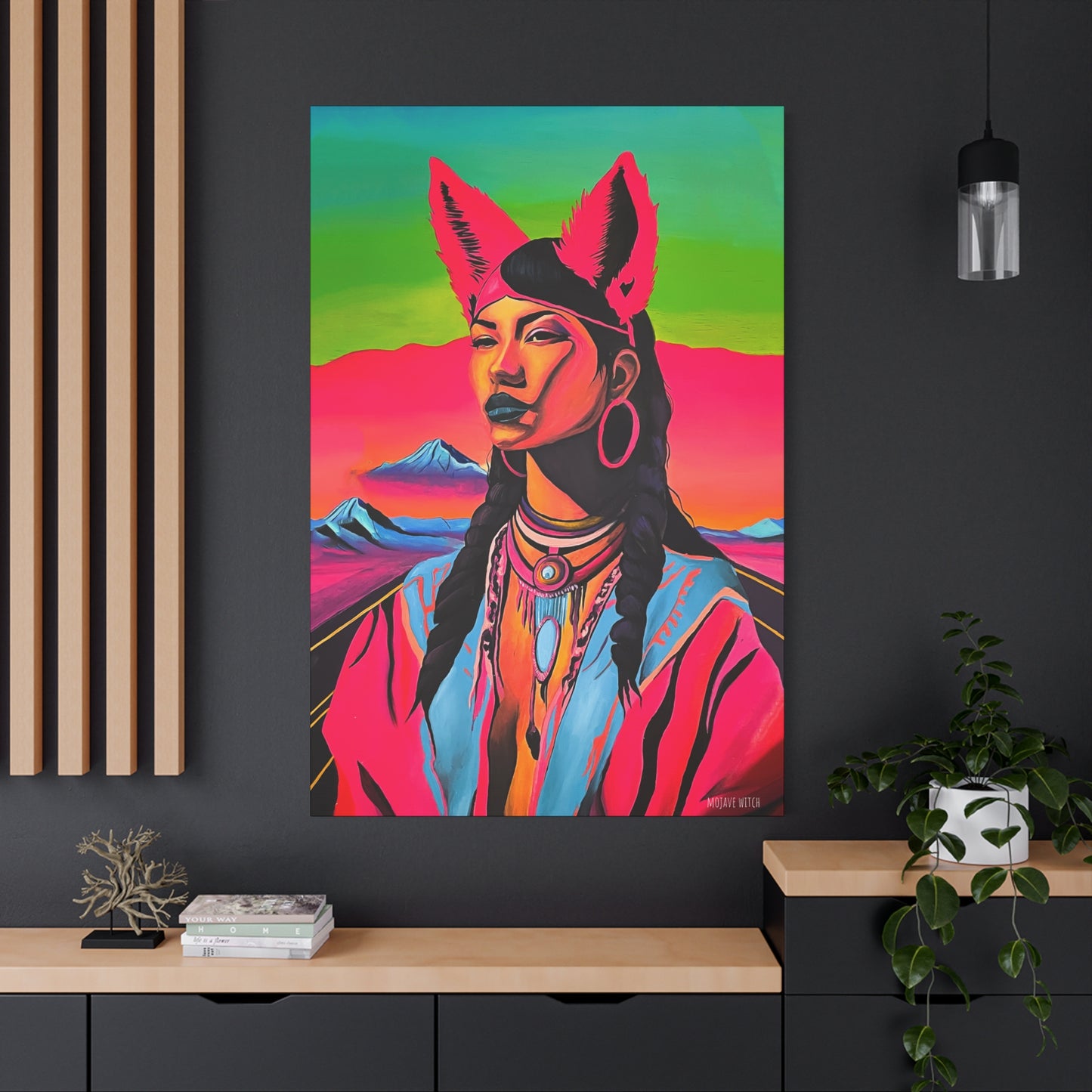 "Perra" Print Matte Canvas