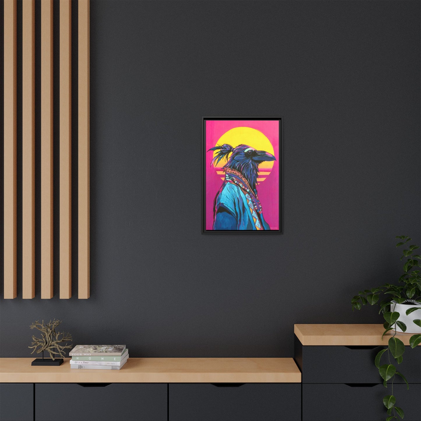Spiritual Fuckboy #4, Canvas Print, Black or white frame