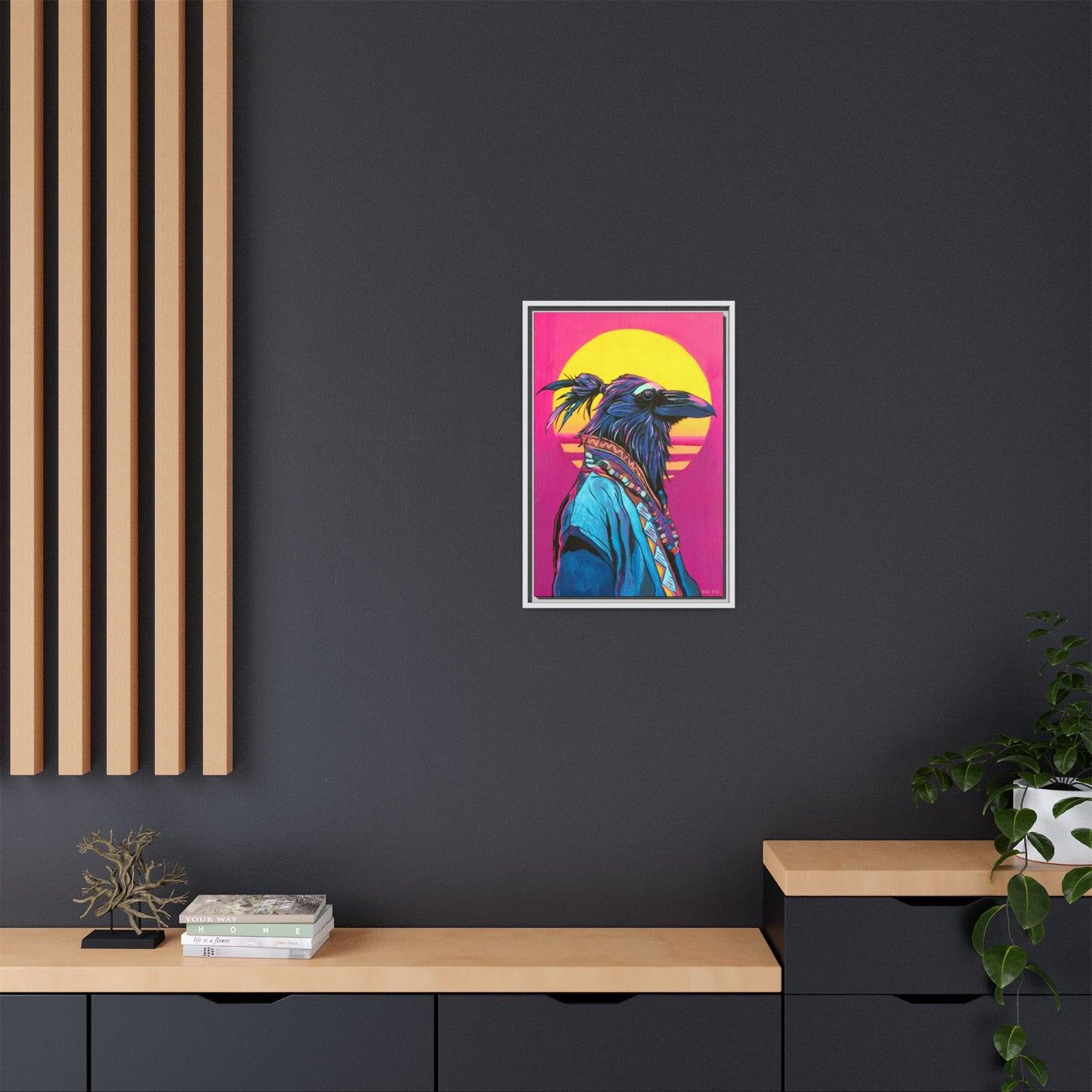 Spiritual Fuckboy #4, Canvas Print, Black or white frame