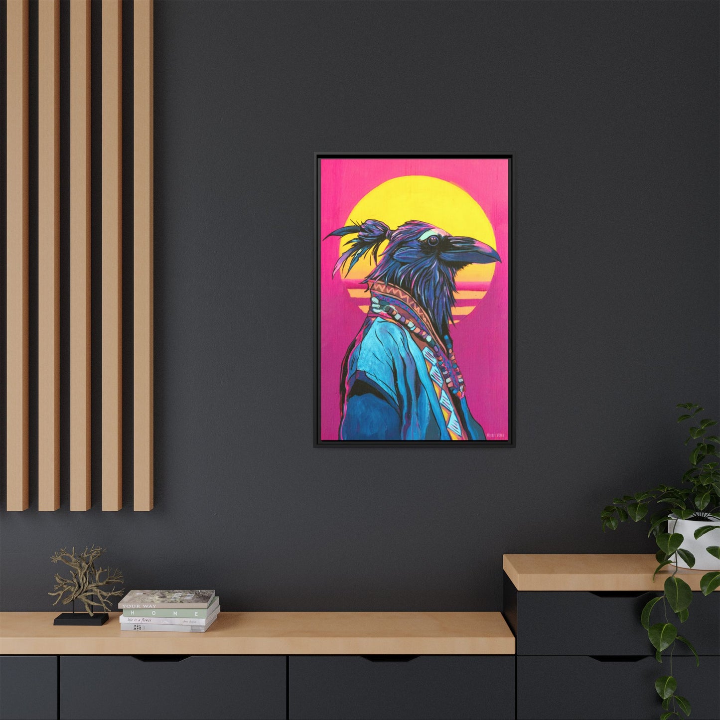 Spiritual Fuckboy #4, Canvas Print, Black or white frame