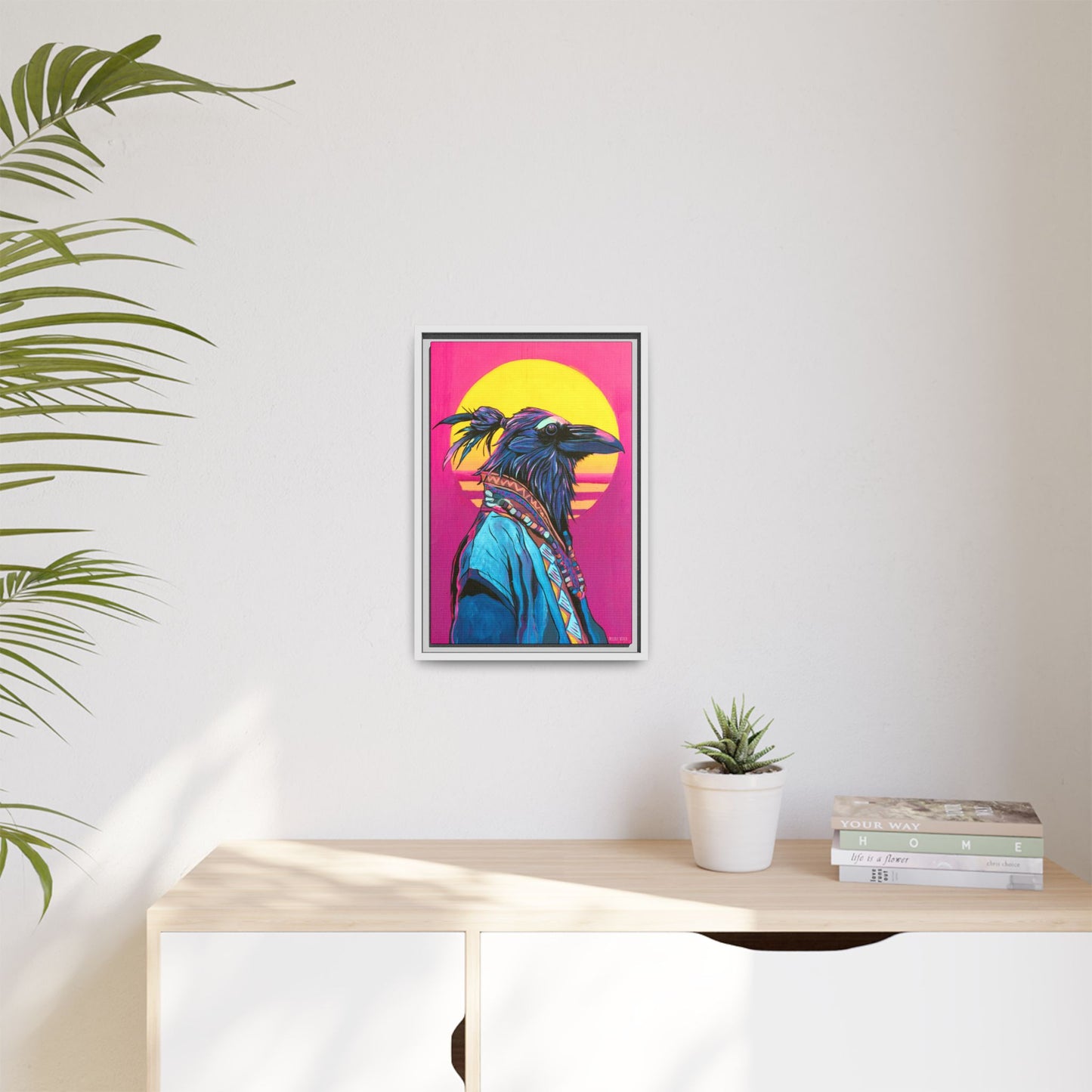 Spiritual Fuckboy #4, Canvas Print, Black or white frame