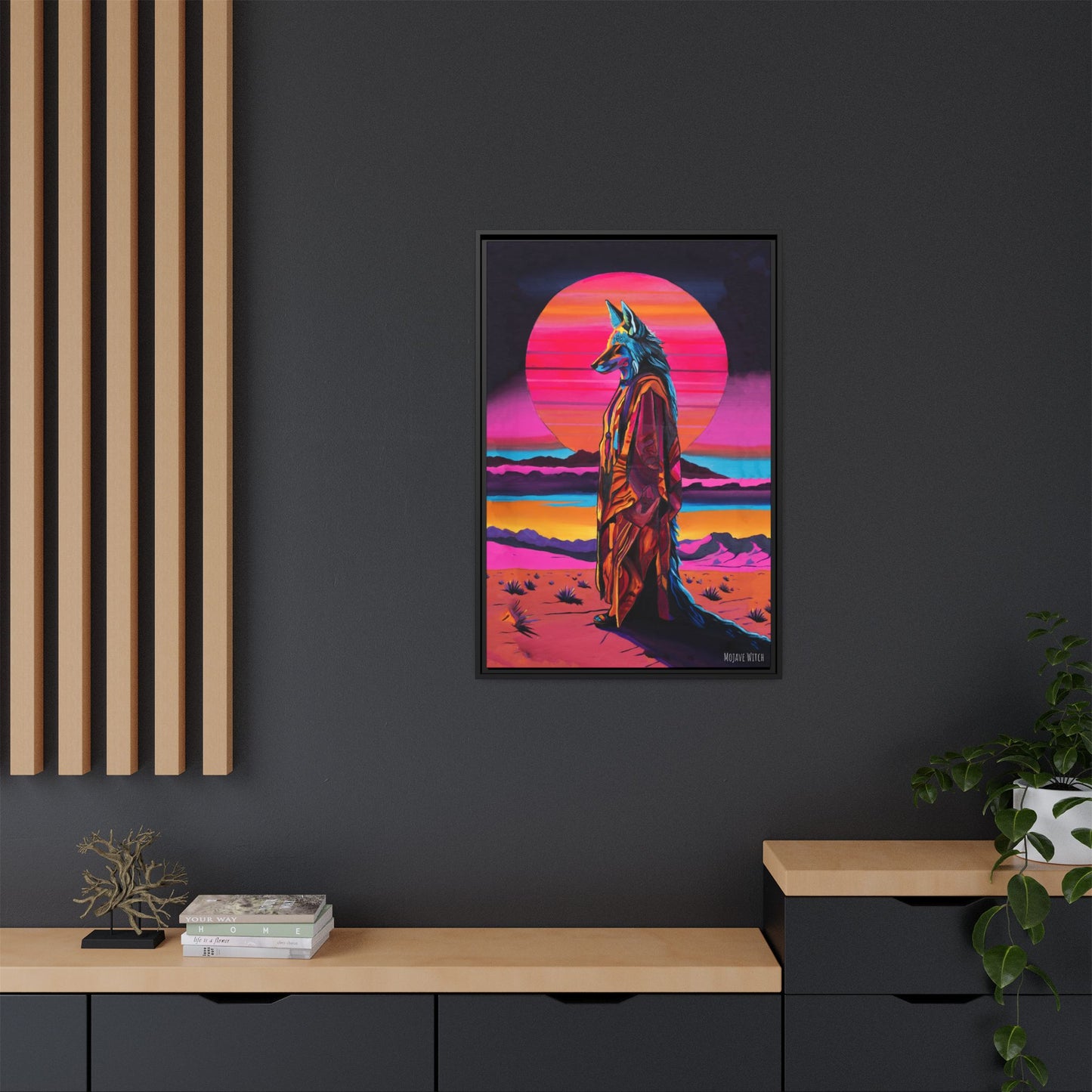 Spiritual Fuckboy #1 Canvas Print with Black Frame