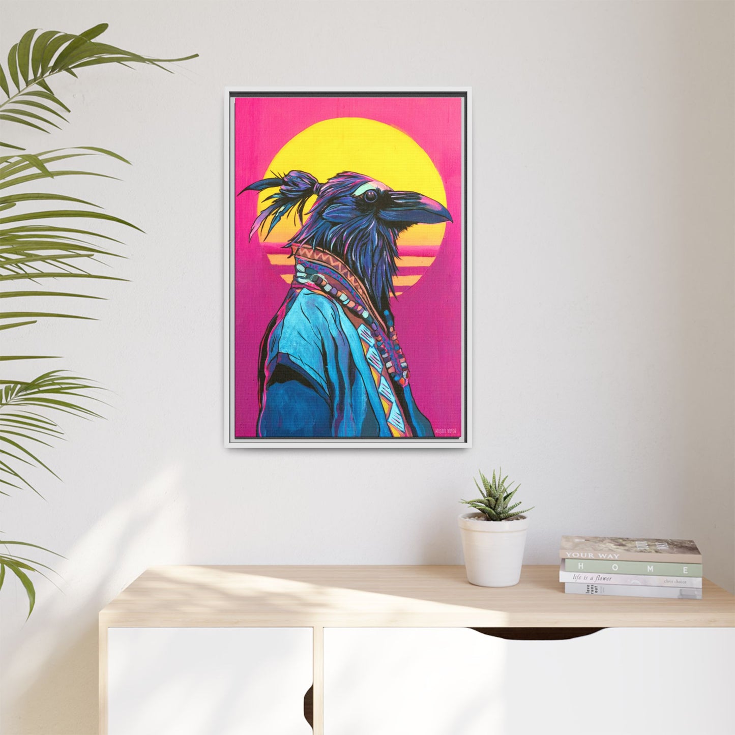 Spiritual Fuckboy #4, Canvas Print, Black or white frame