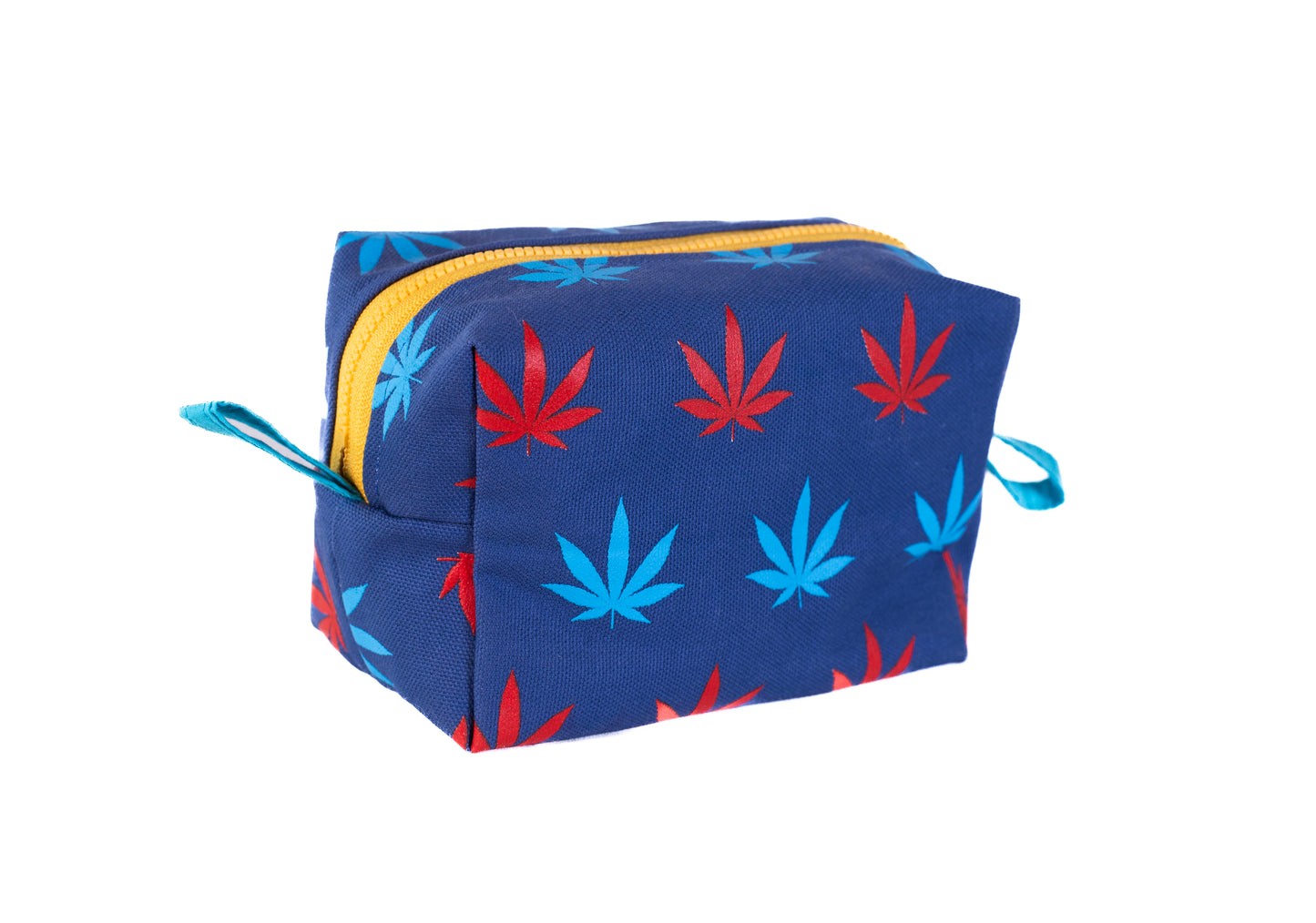 Maniac Weed Bag in blue Yellow Zipper