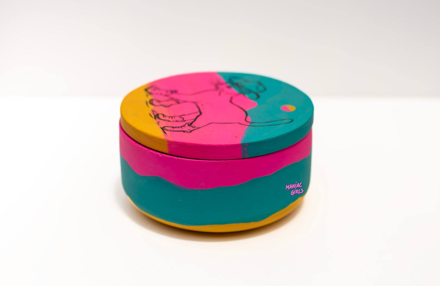 Maniac Meowdy Jewelry Pot