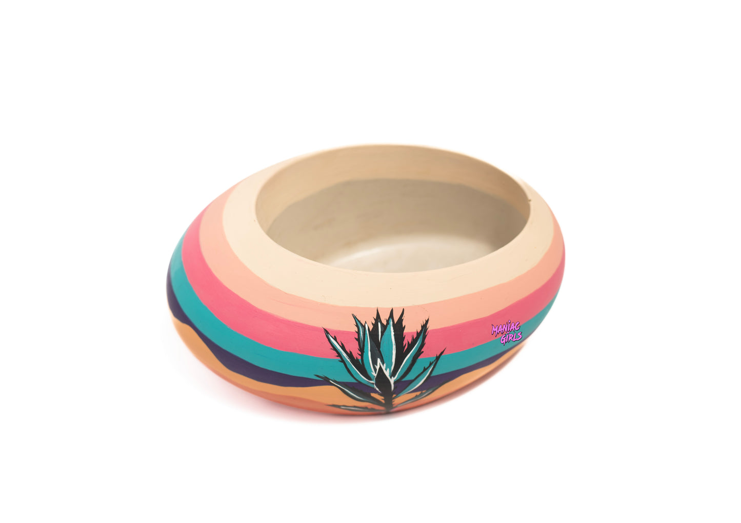 Maniac Agave Smudge Pot Oblong in Neopolitan