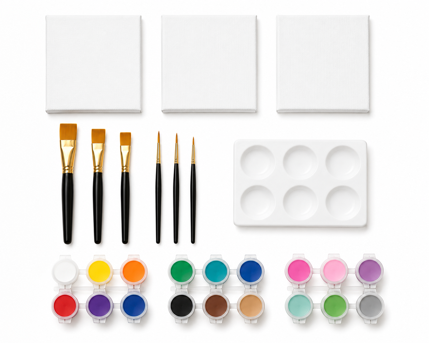 Maniac Lucha Kitty Magnet Paint Kit