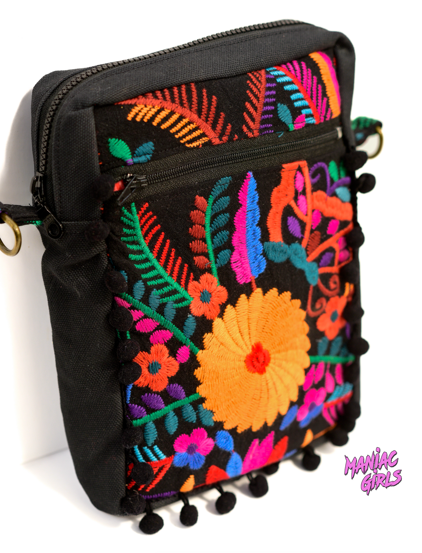 Maniac Black Mexi Cell Phone Bag