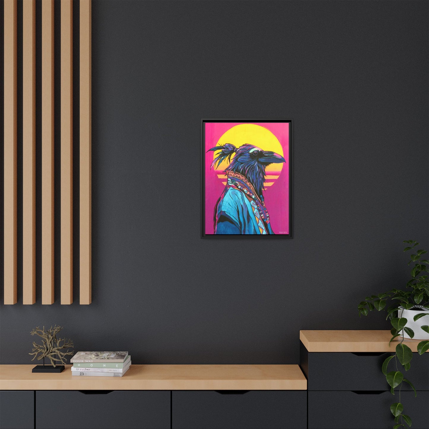 Spiritual Fuckboy #4, Canvas Print, Black or white frame