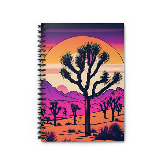 Maniac Spiral Notebook Desert Scene #4