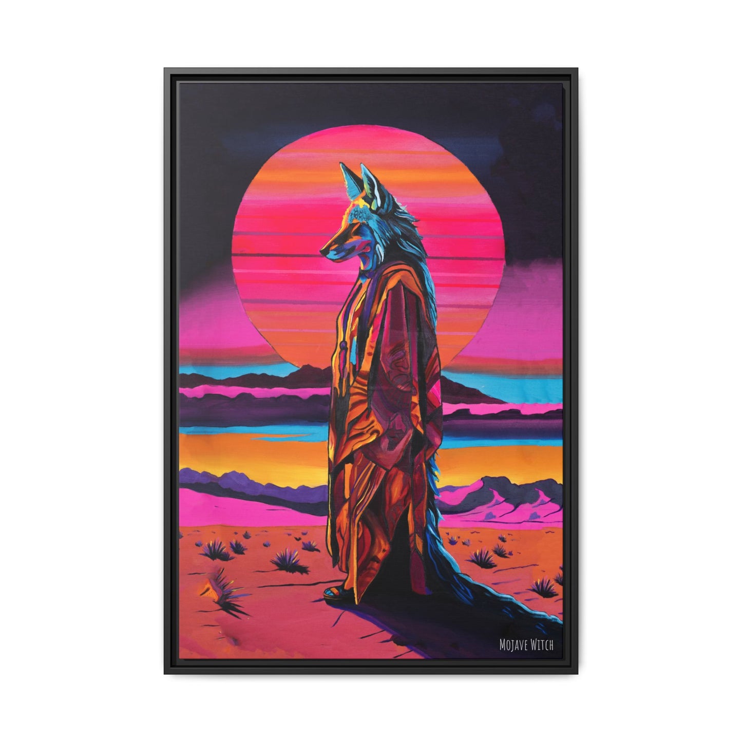 Spiritual Fuckboy #1 Canvas Print with Black Frame