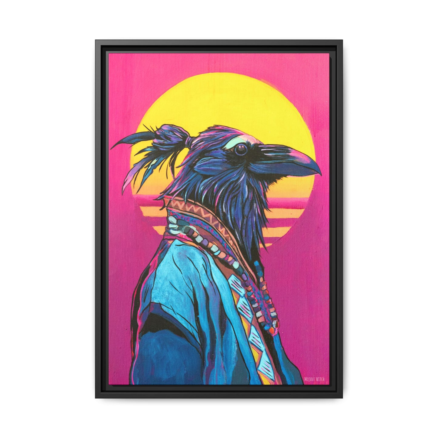 Spiritual Fuckboy #4, Canvas Print, Black or white frame
