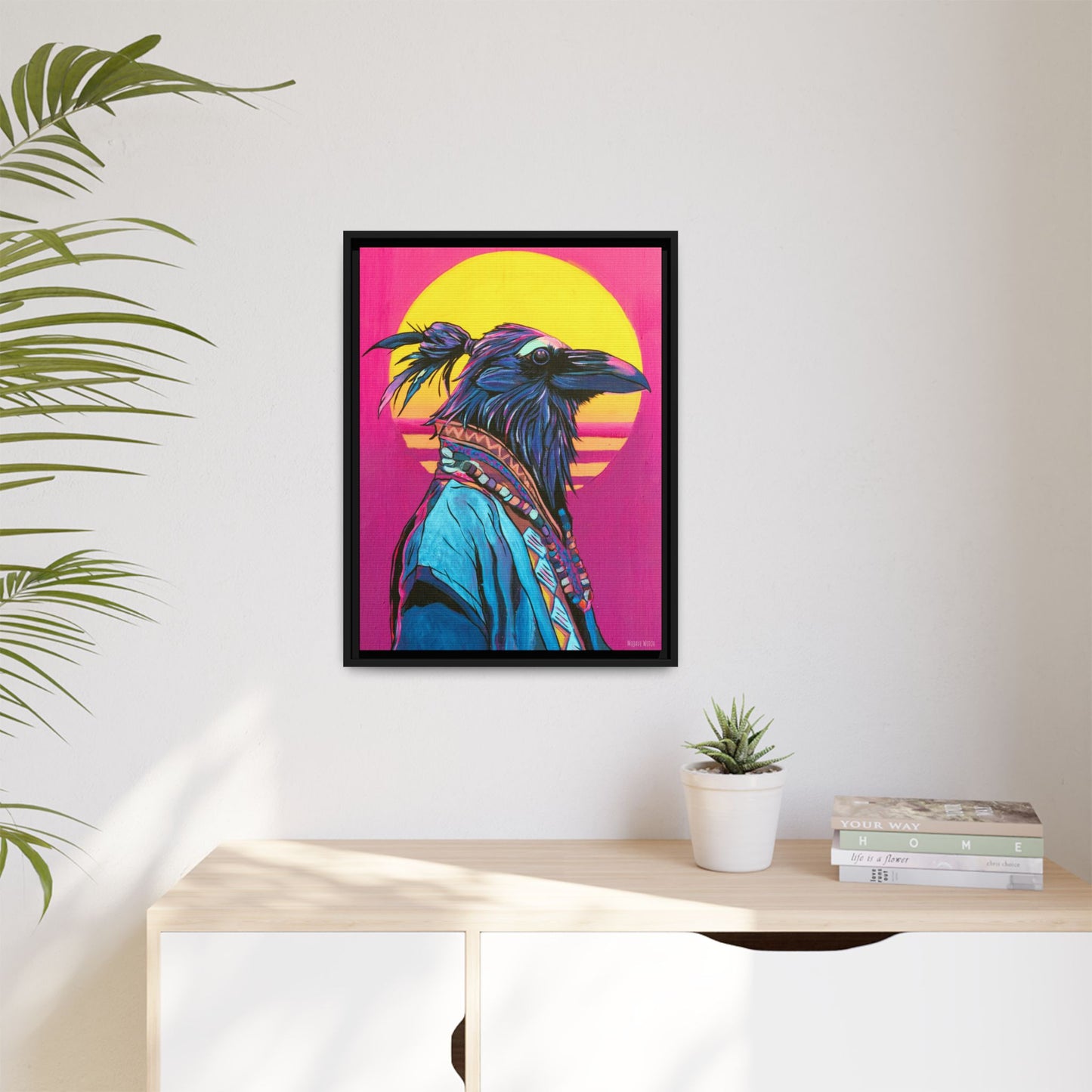 Spiritual Fuckboy #4, Canvas Print, Black or white frame