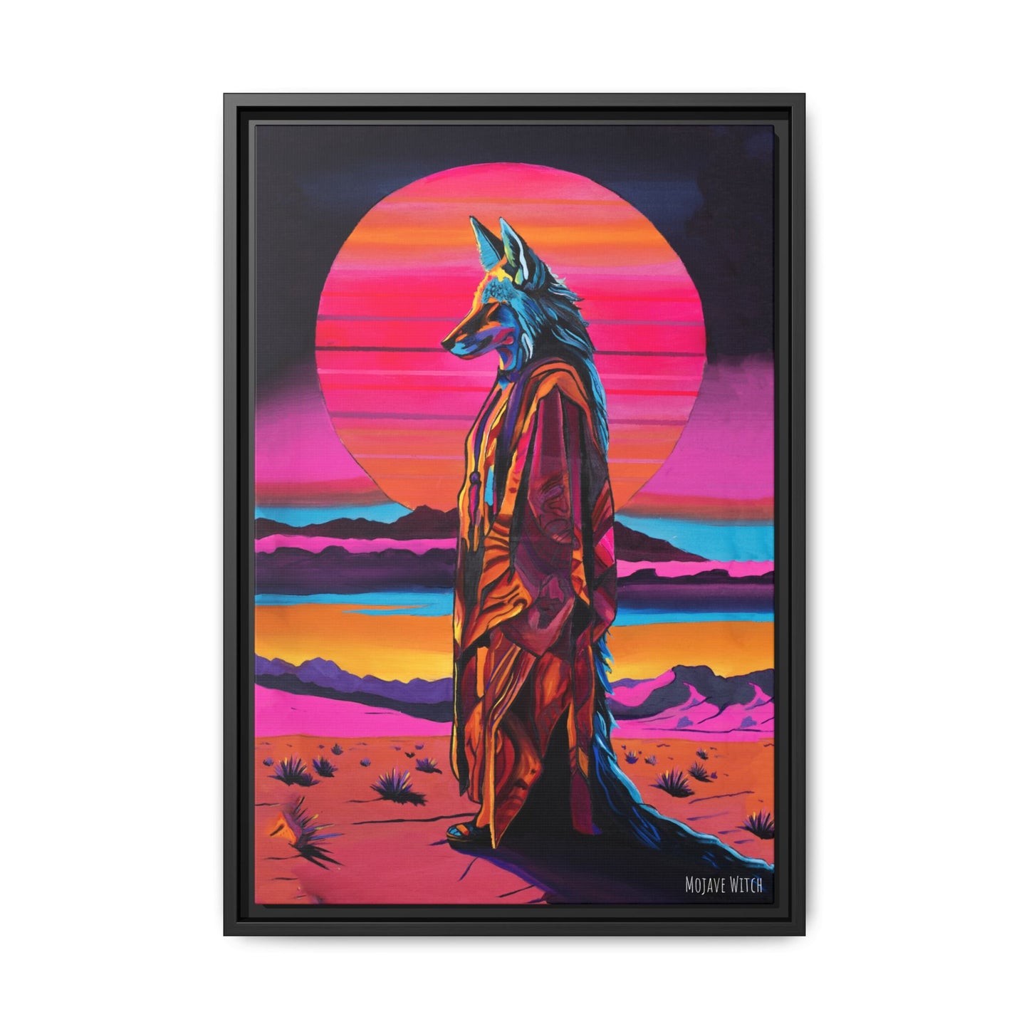 Spiritual Fuckboy #1 Canvas Print with Black Frame