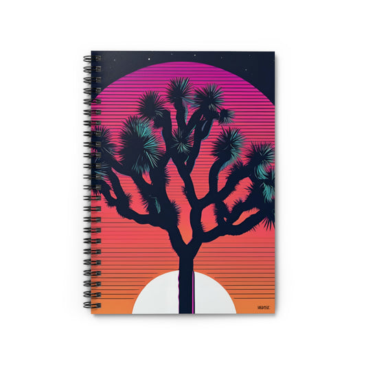 Maniac Spiral Notebook Desert Scene #8