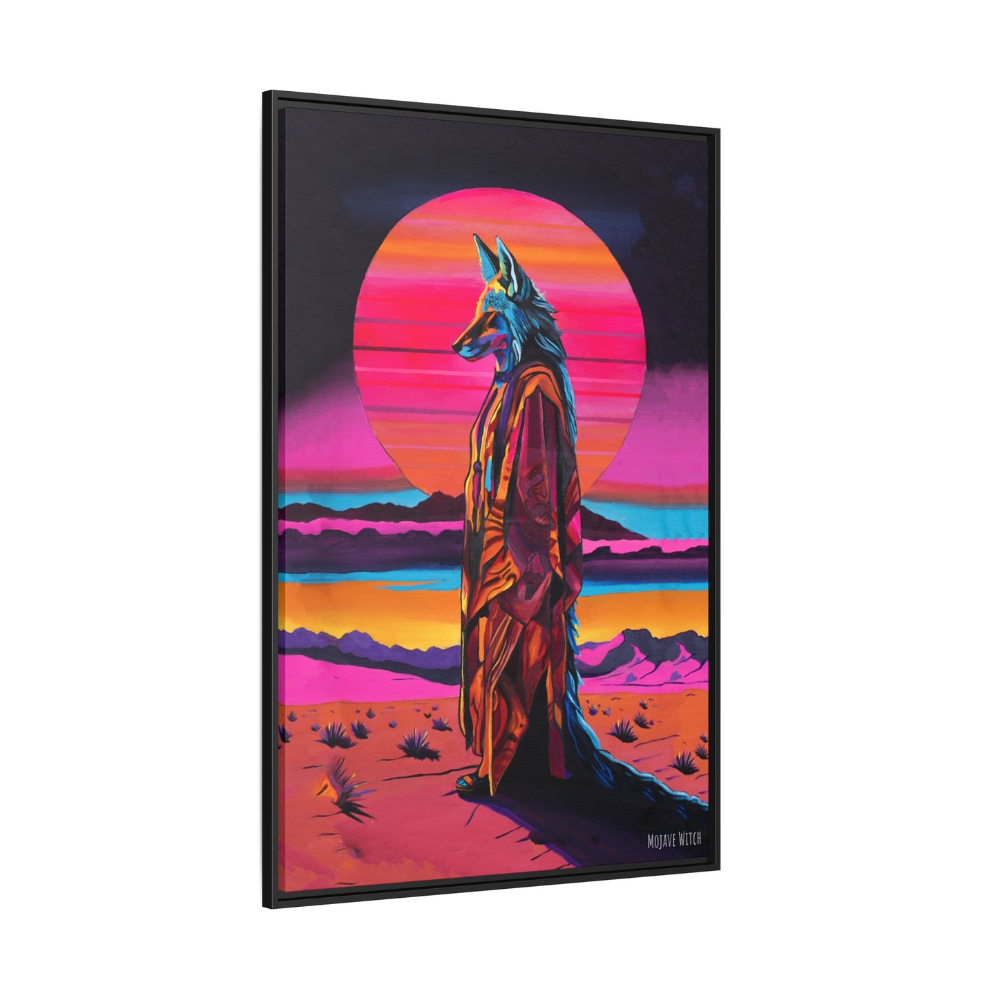 Spiritual Fuckboy #1 Canvas Print with Black Frame