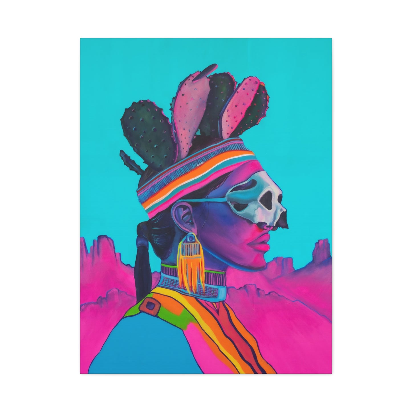 "Espinosa" Print on Canvas by Mojave Witch