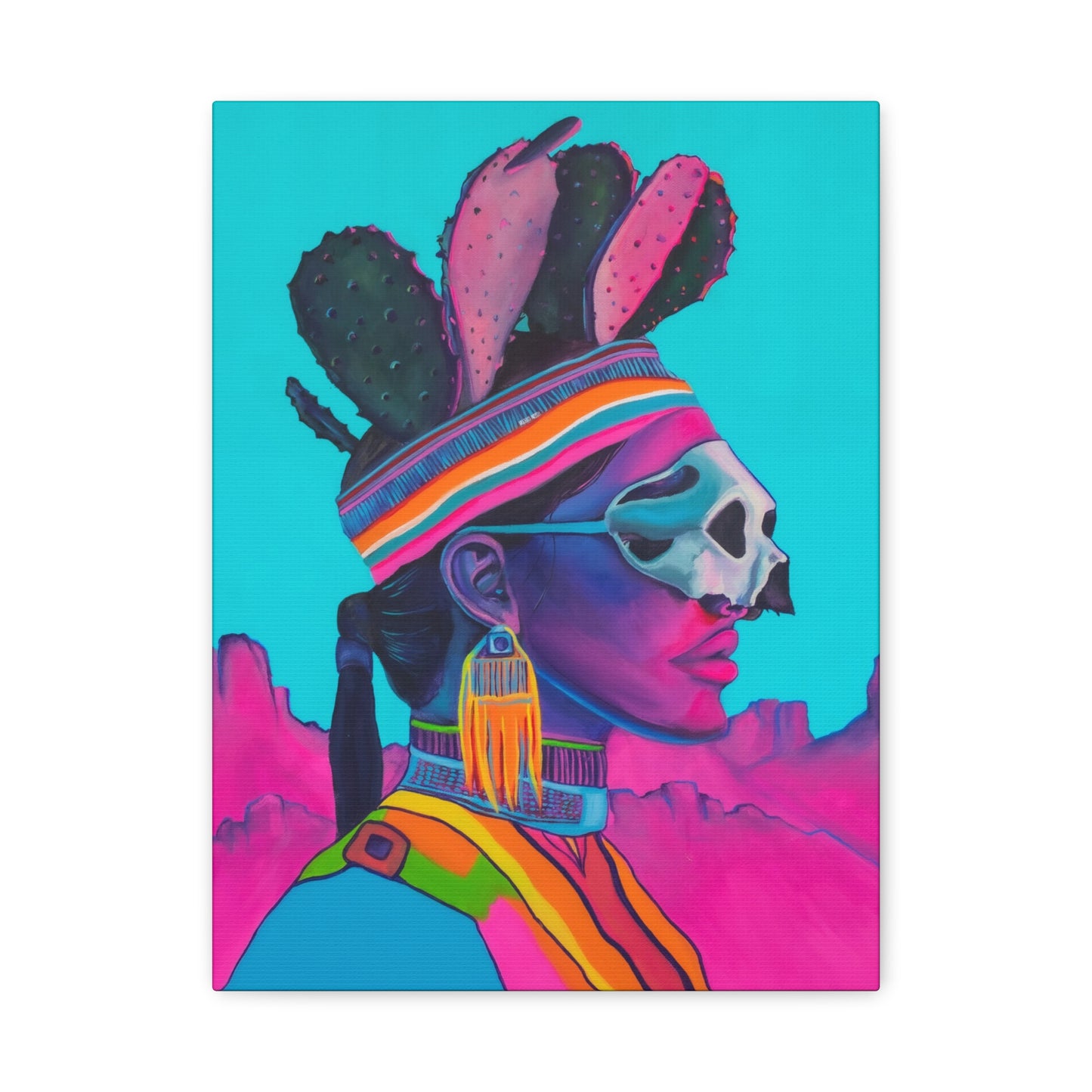 "Espinosa" Print on Canvas by Mojave Witch