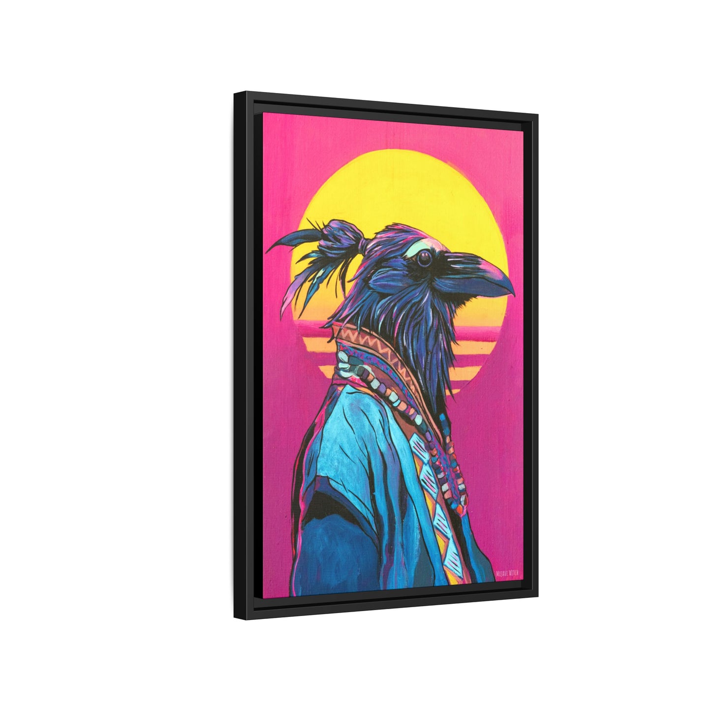 Spiritual Fuckboy #4, Canvas Print, Black or white frame