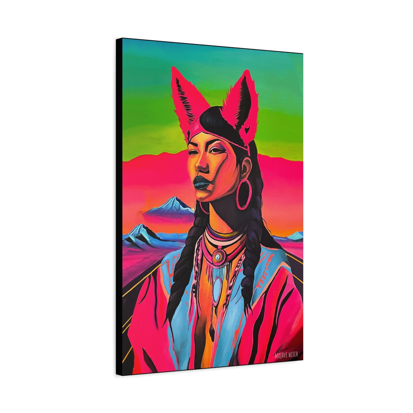 "Perra" Print Matte Canvas