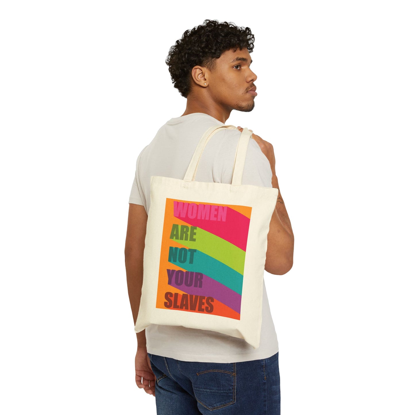 Women are Not Your Slaves Tote