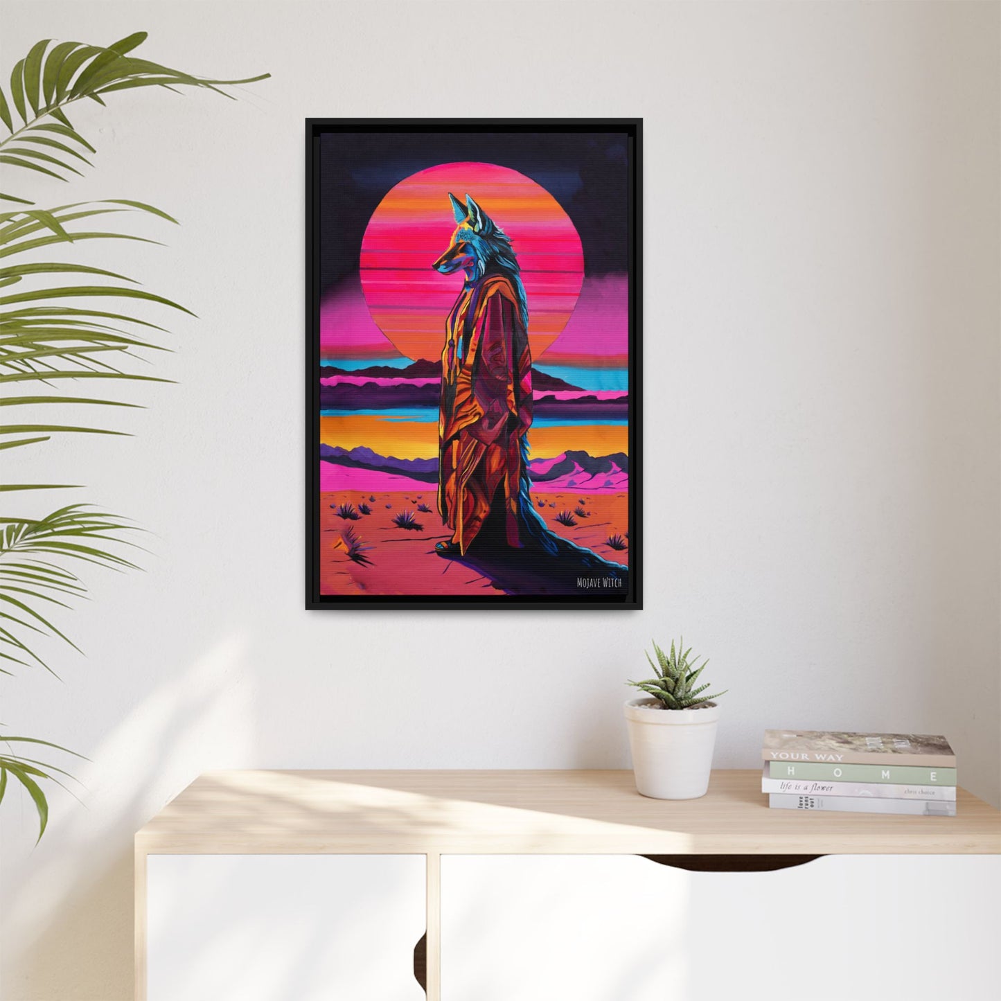 Spiritual Fuckboy #1 Canvas Print with Black Frame