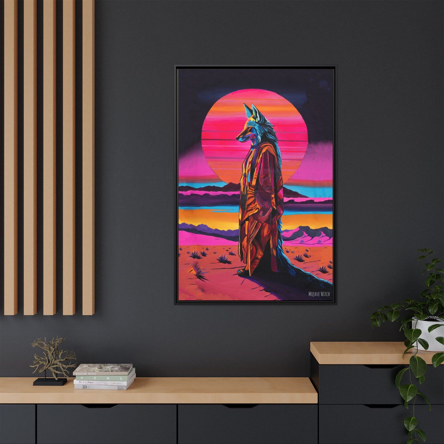 Spiritual Fuckboy #1 Canvas Print with Black Frame