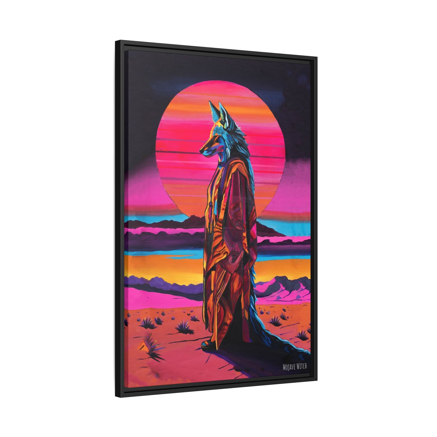 Spiritual Fuckboy #1 Canvas Print with Black Frame
