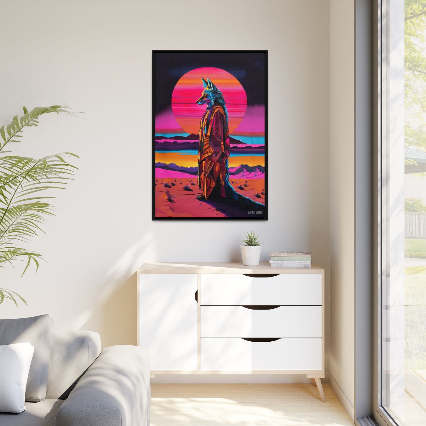 Spiritual Fuckboy #1 Canvas Print with Black Frame