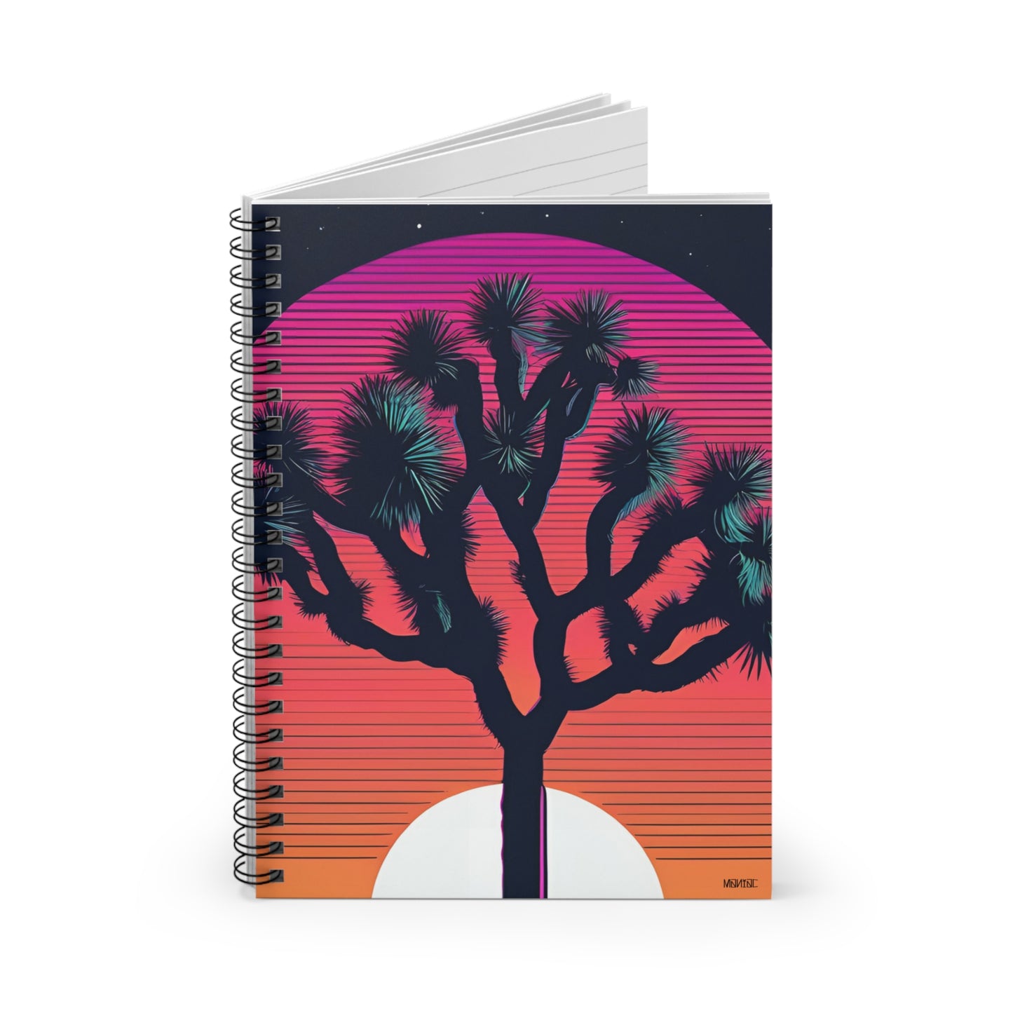 Maniac Spiral Notebook Desert Scene #8