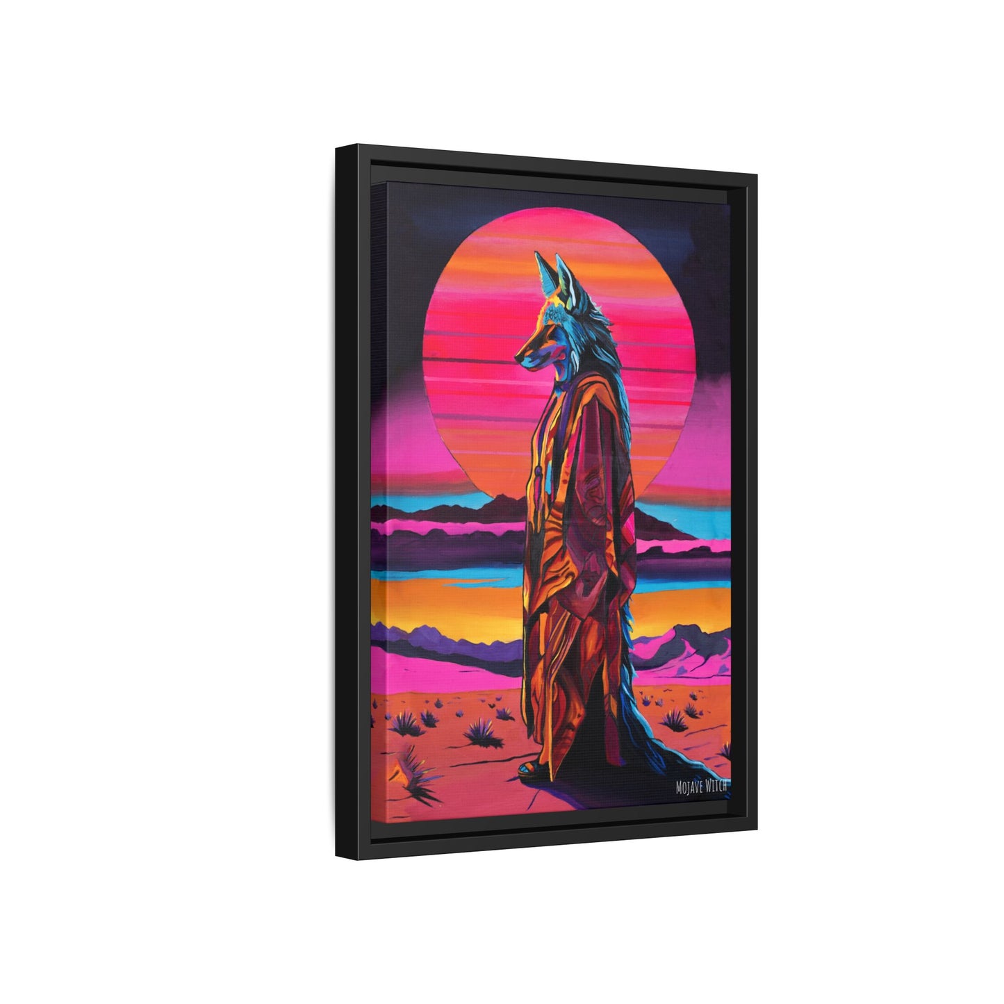 Spiritual Fuckboy #1 Canvas Print with Black Frame
