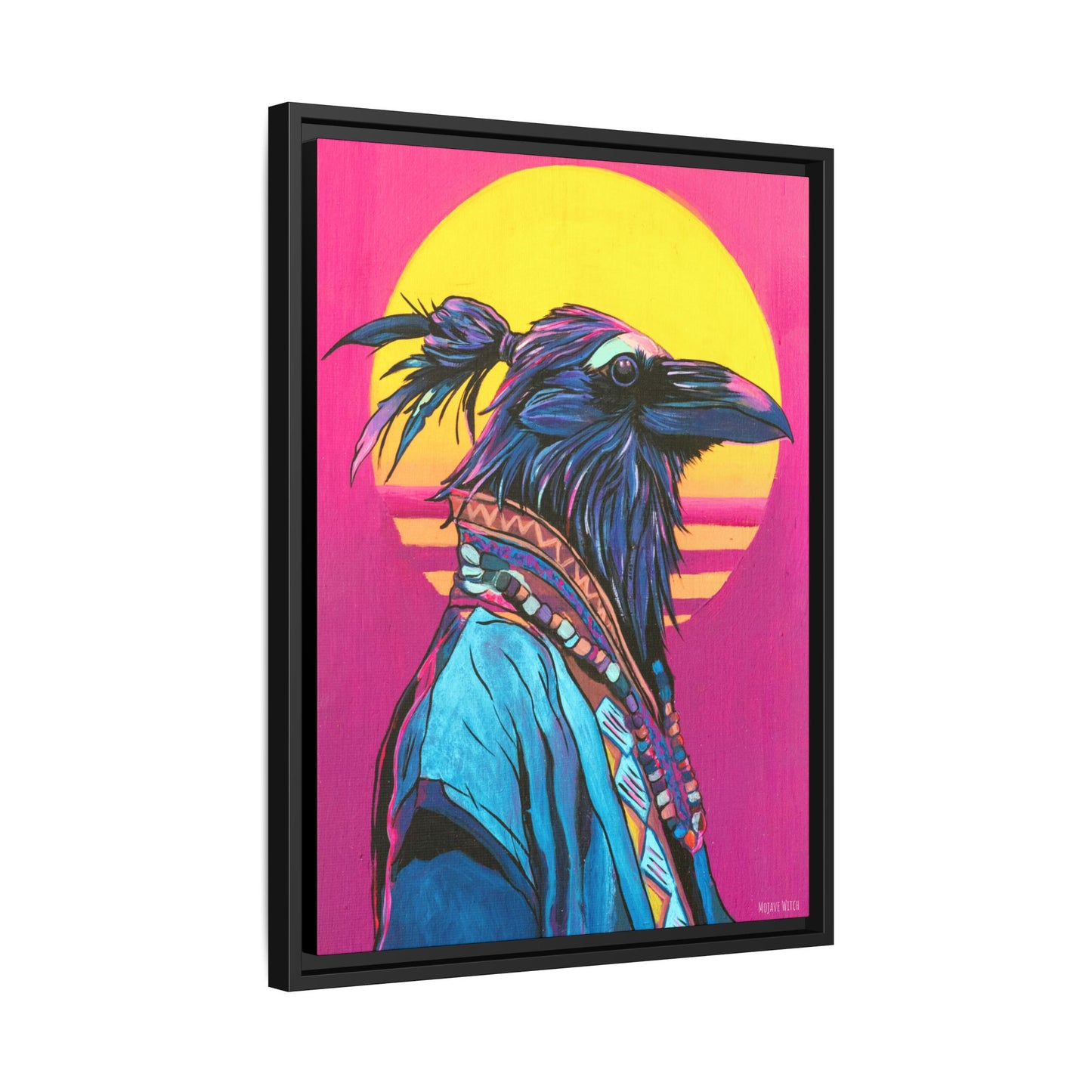Spiritual Fuckboy #4, Canvas Print, Black or white frame