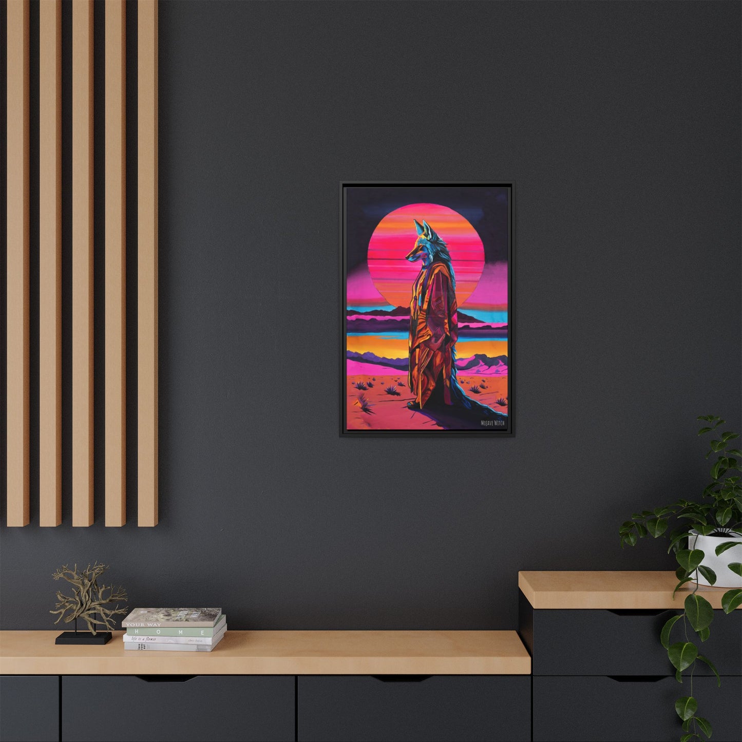 Spiritual Fuckboy #1 Canvas Print with Black Frame