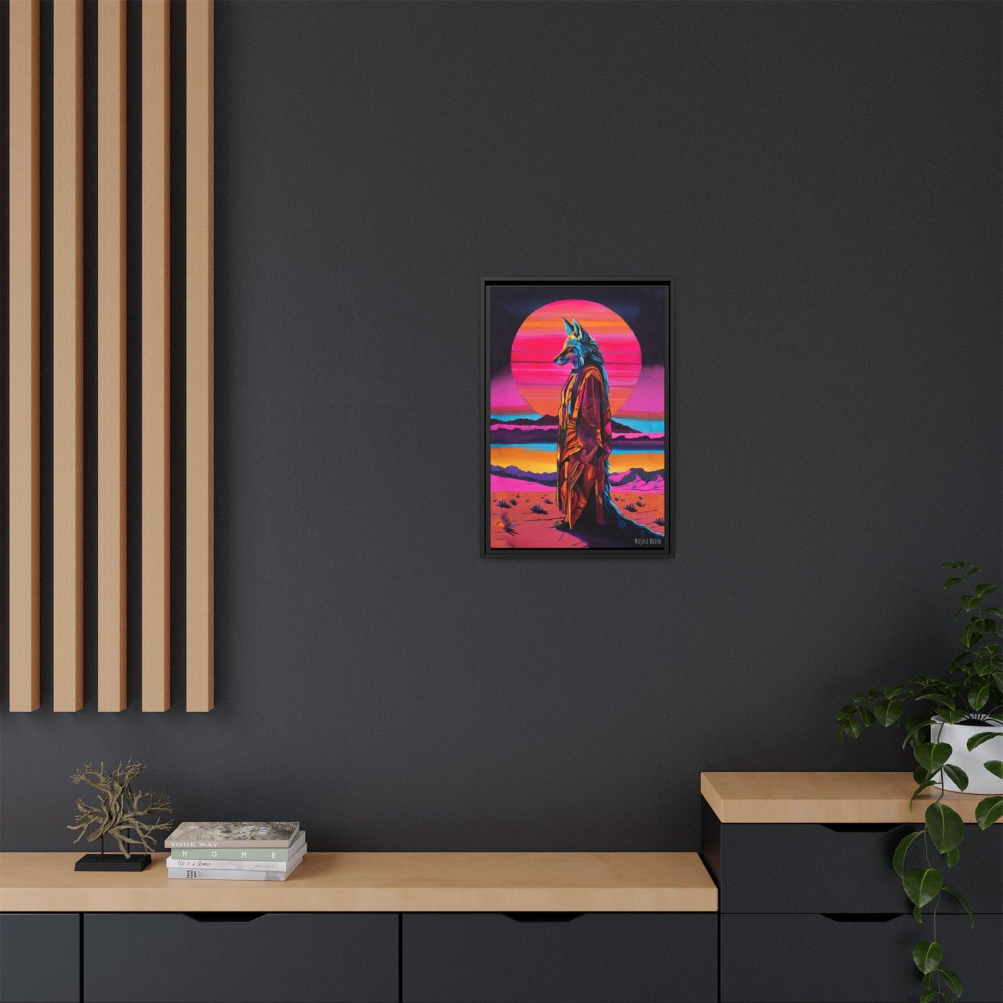 Spiritual Fuckboy #1 Canvas Print with Black Frame