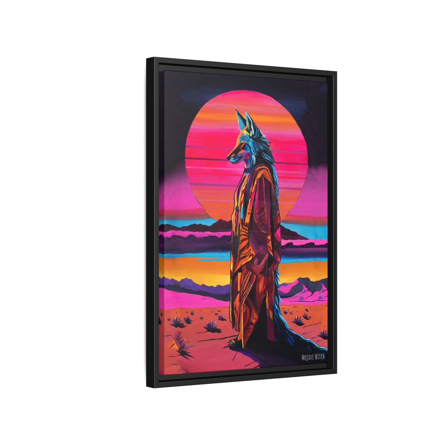 Spiritual Fuckboy #1 Canvas Print with Black Frame