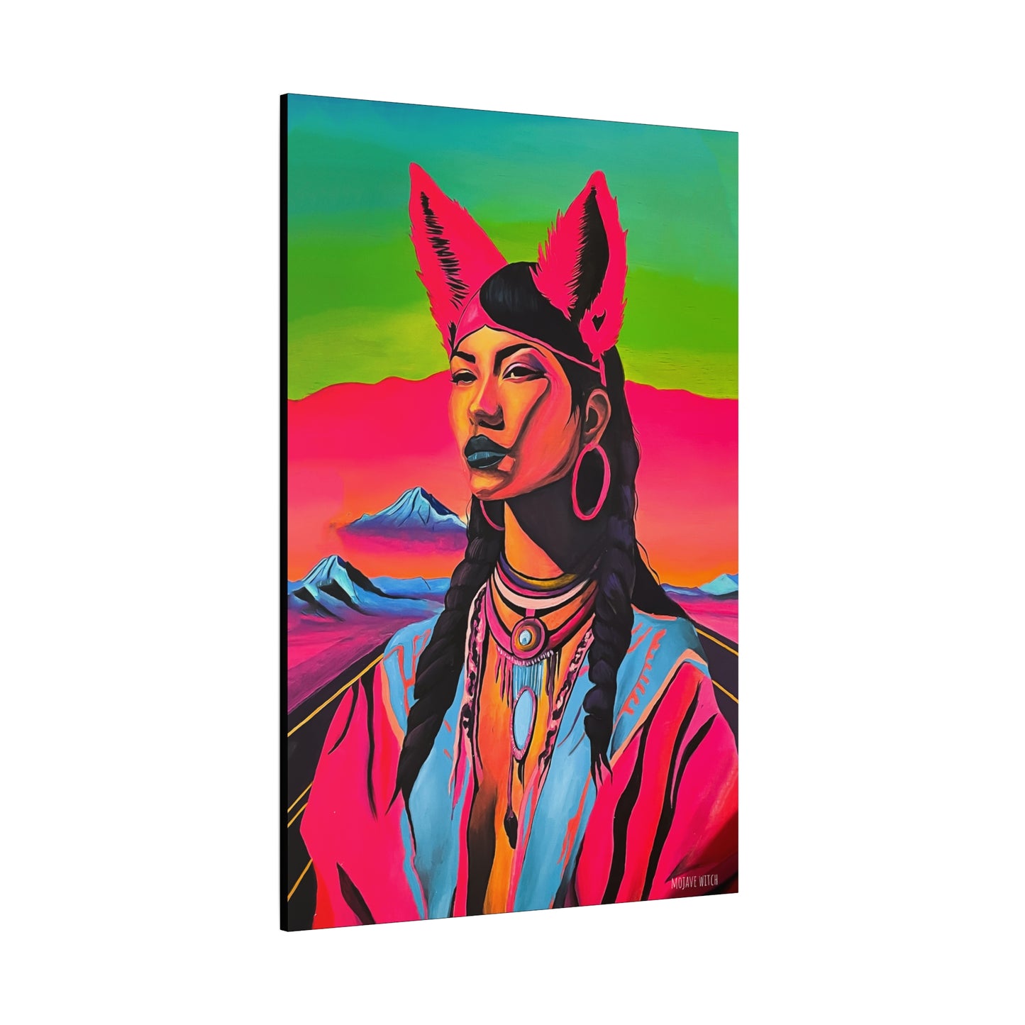 "Perra" Print Matte Canvas