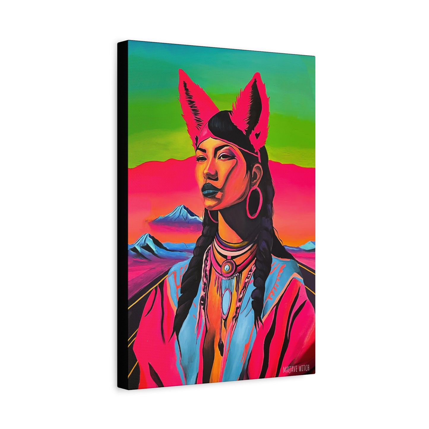 "Perra" Print Matte Canvas