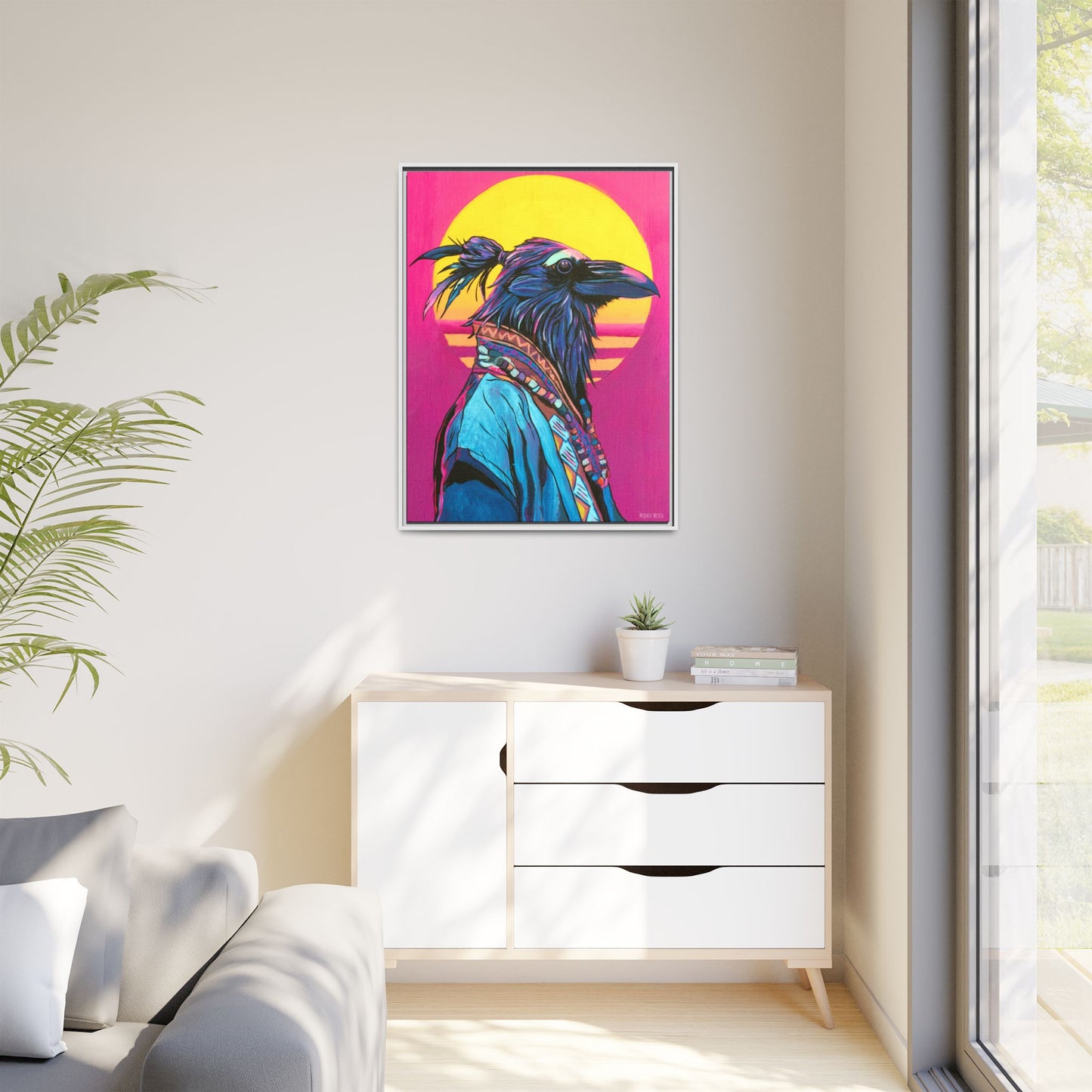 Spiritual Fuckboy #4, Canvas Print, Black or white frame