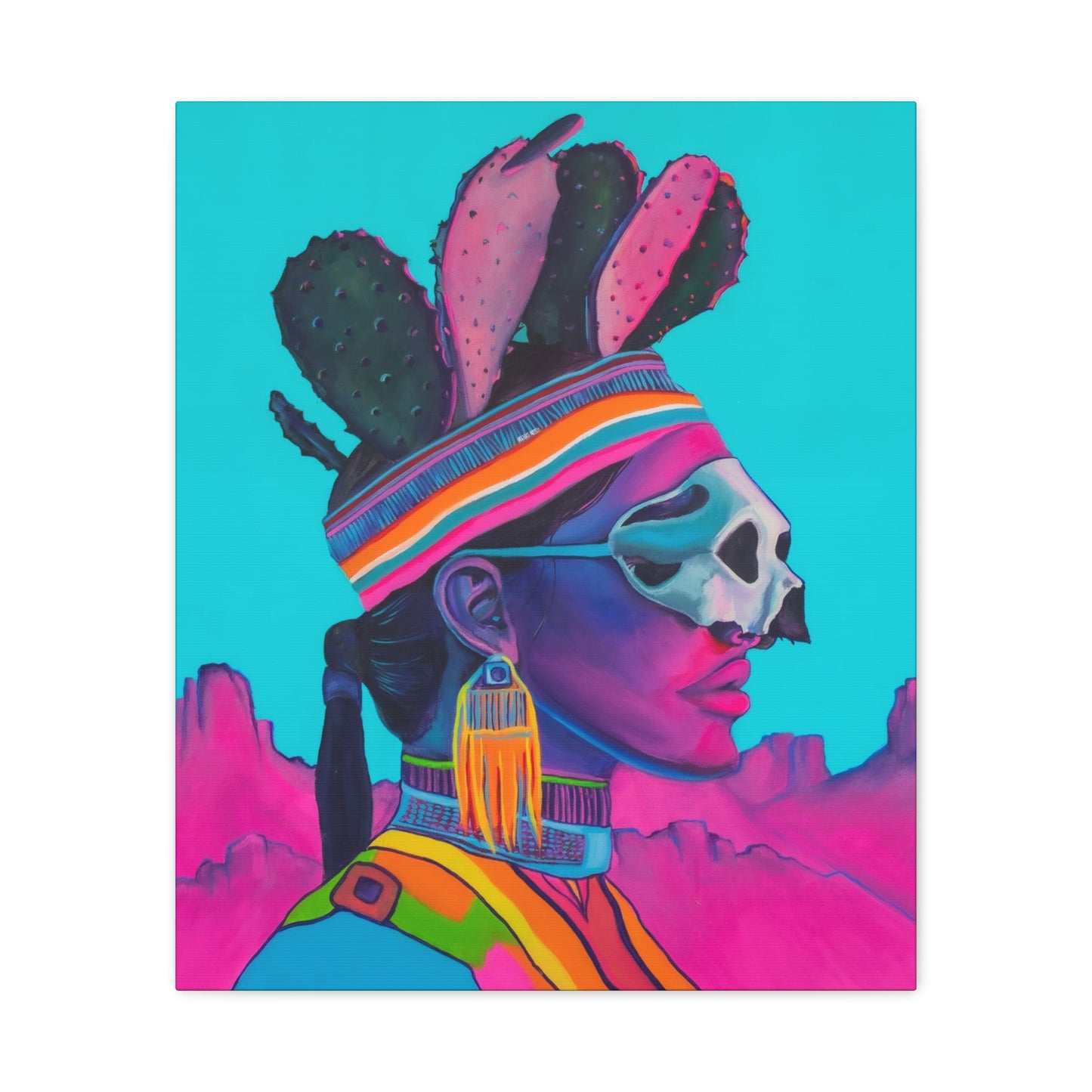 "Espinosa" Print on Canvas by Mojave Witch