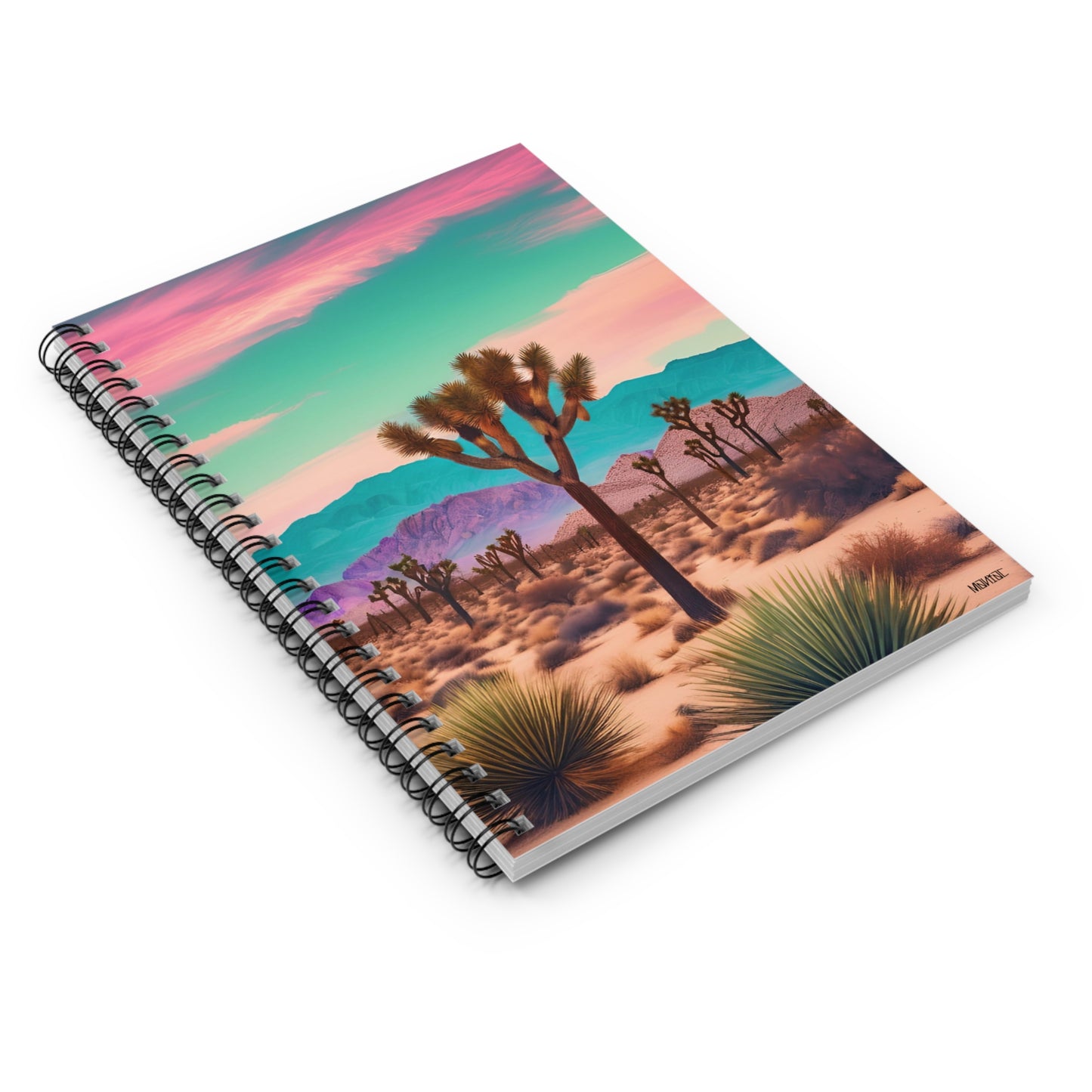 Maniac Spiral Notebook Desert Scene #1