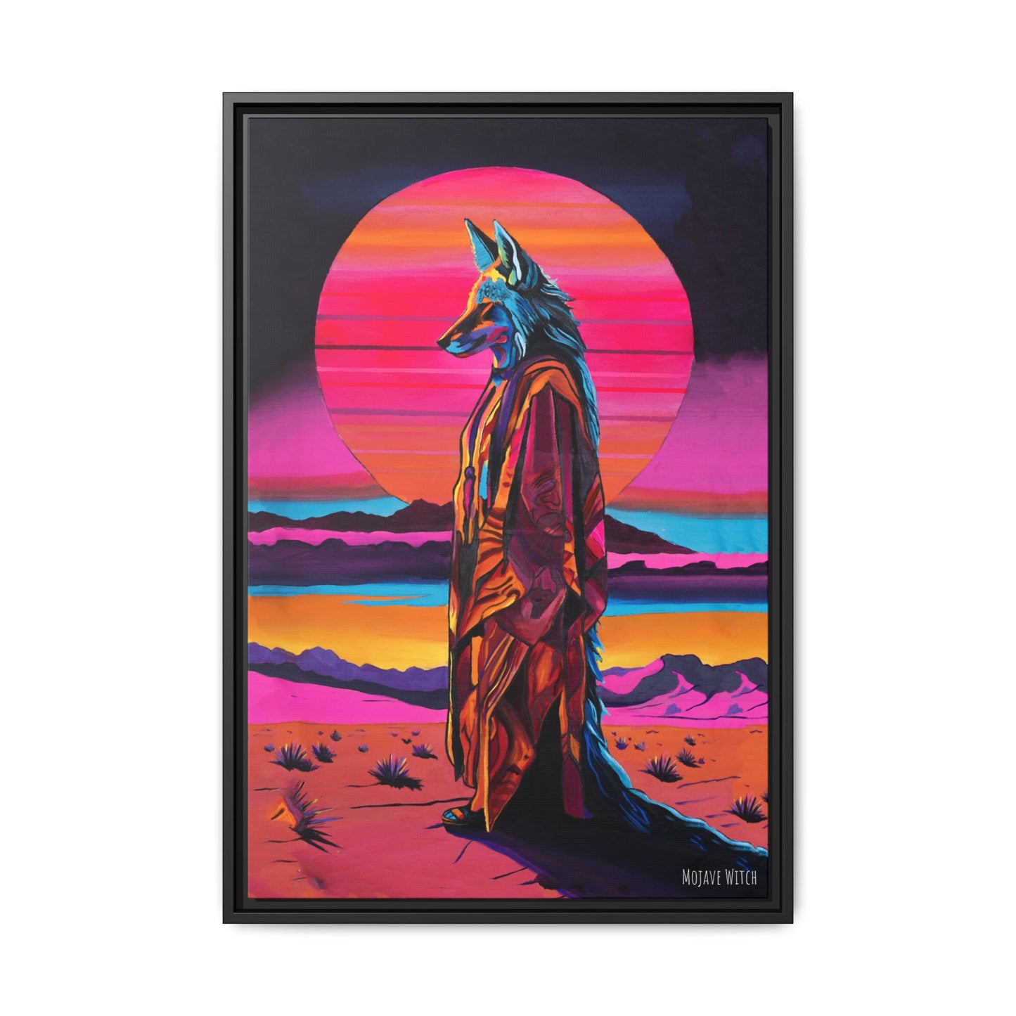 Spiritual Fuckboy #1 Canvas Print with Black Frame