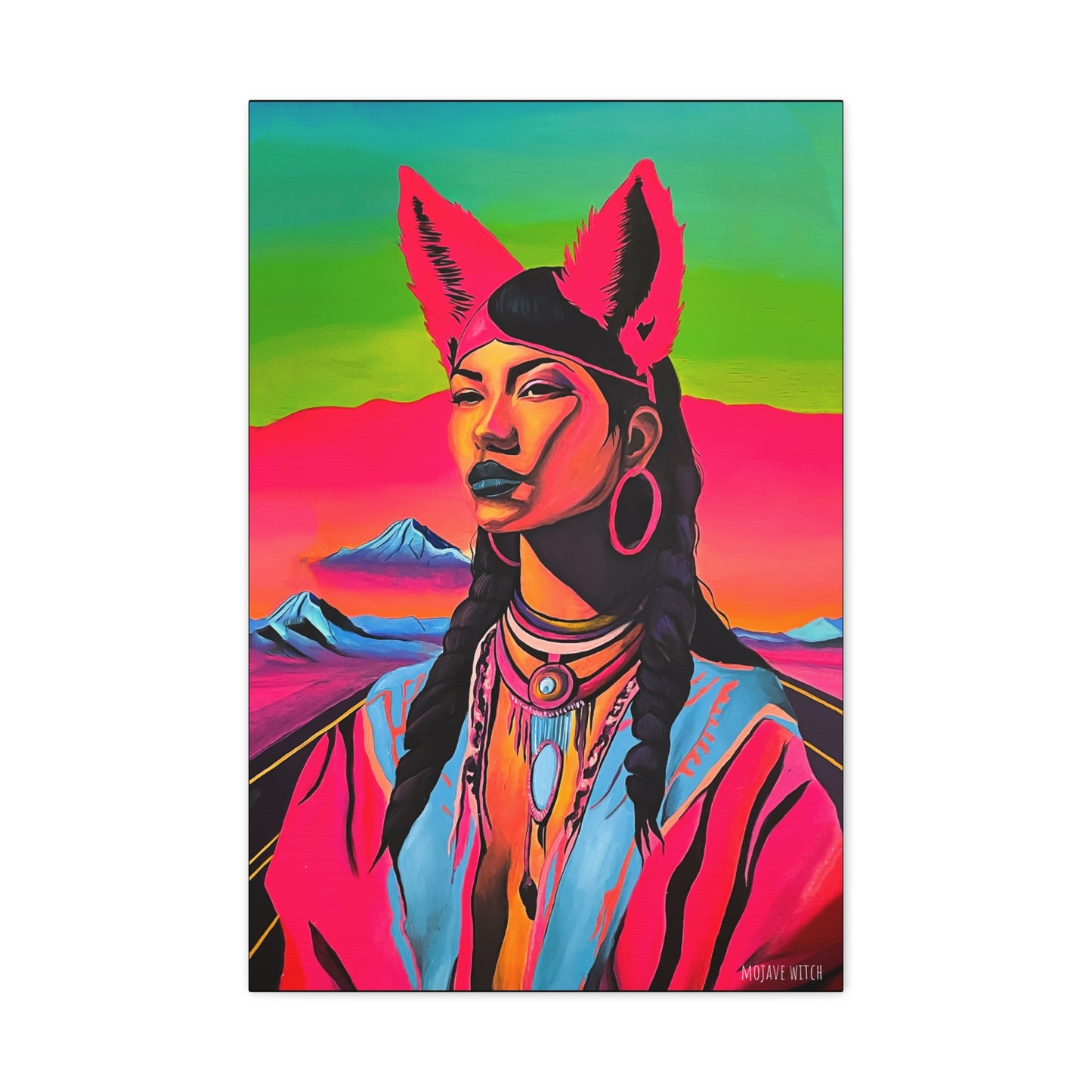 "Perra" Print Matte Canvas