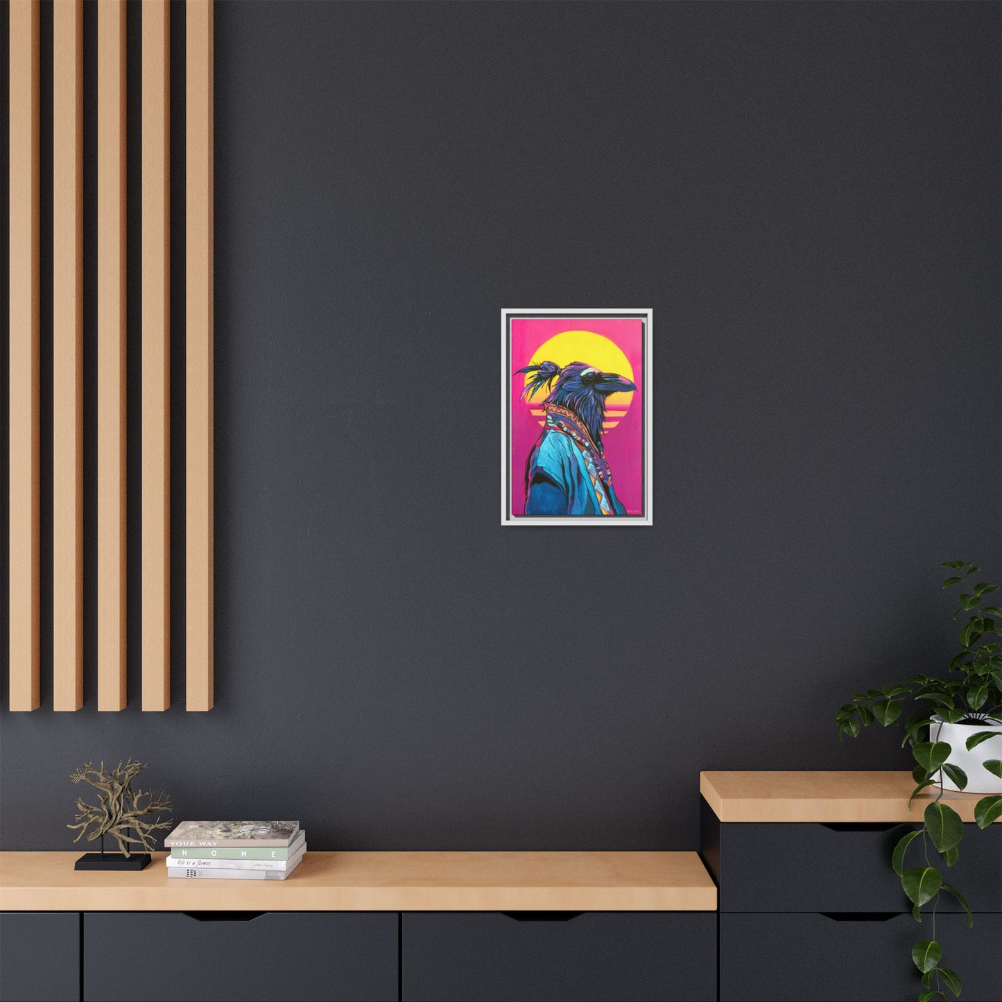 Spiritual Fuckboy #4, Canvas Print, Black or white frame