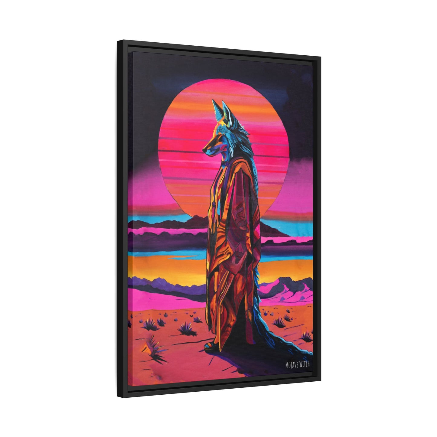 Spiritual Fuckboy #1 Canvas Print with Black Frame
