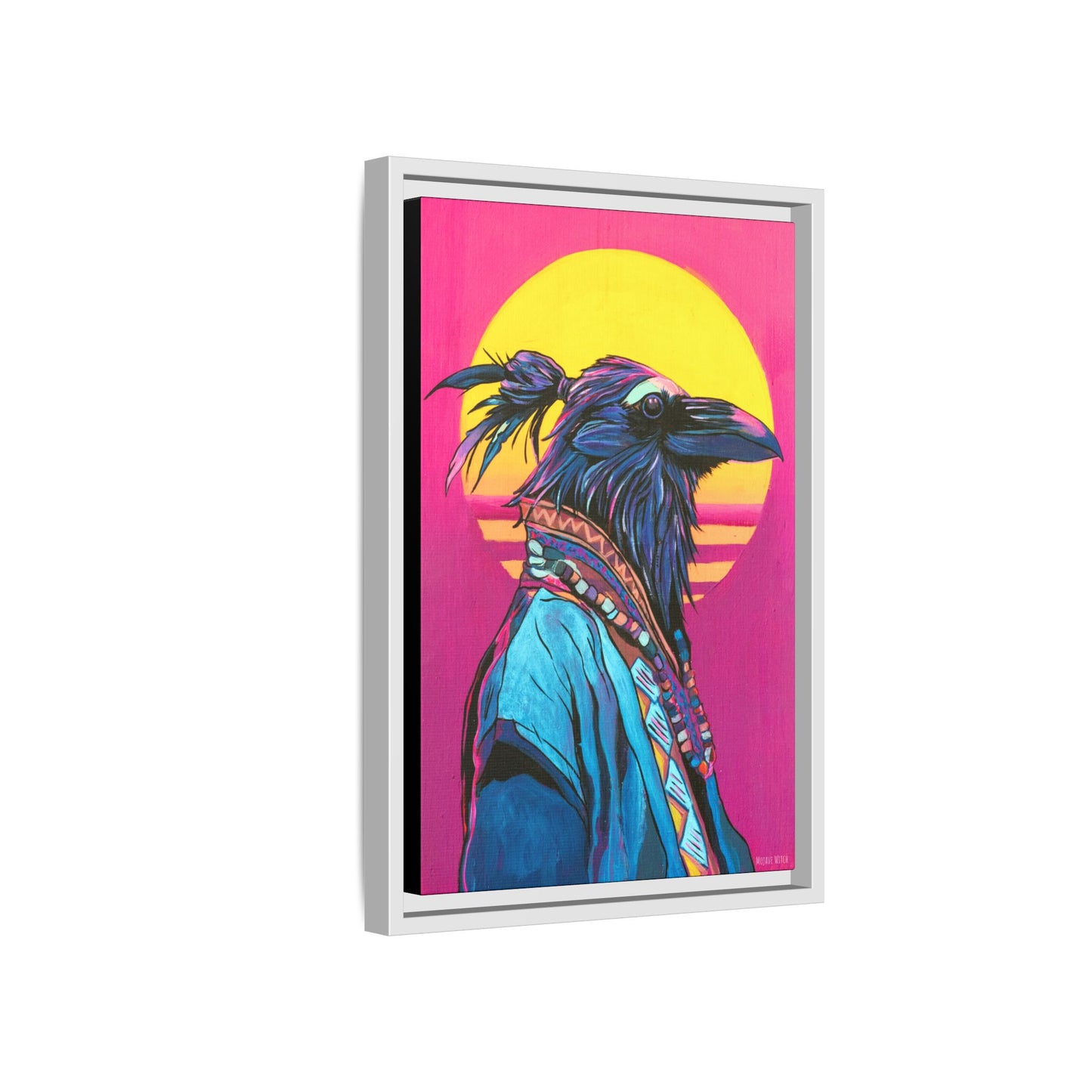 Spiritual Fuckboy #4, Canvas Print, Black or white frame