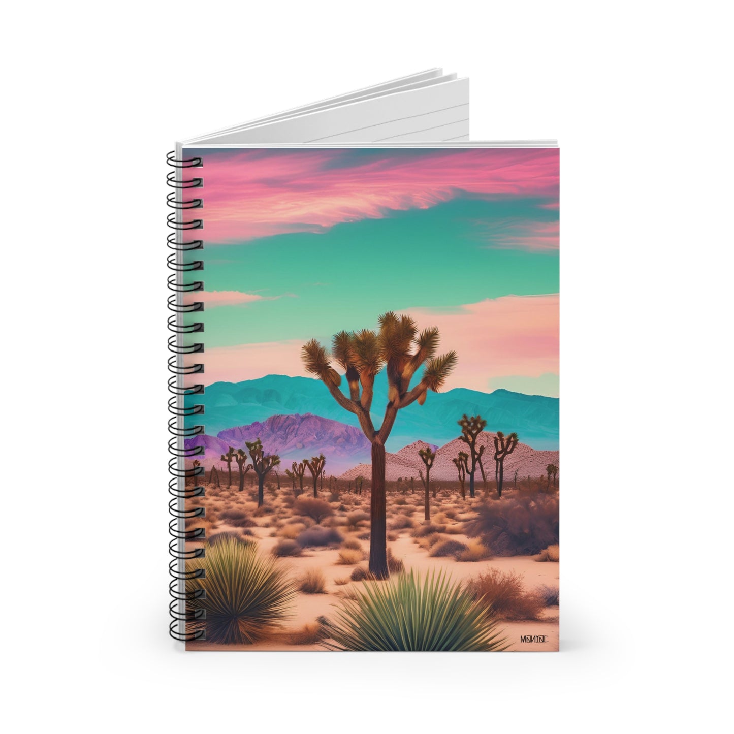 Maniac Spiral Notebook Desert Scene #1