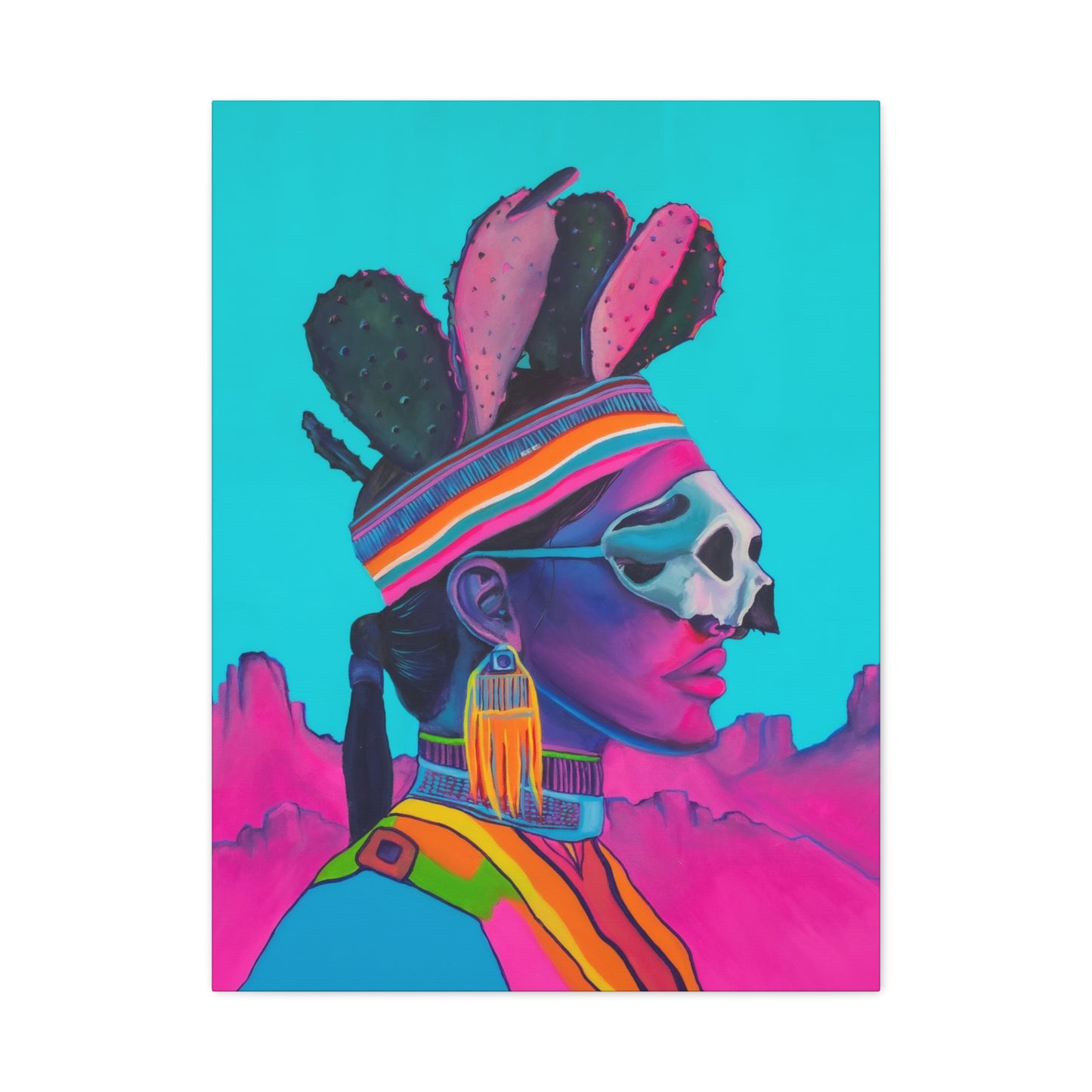 "Espinosa" Print on Canvas by Mojave Witch