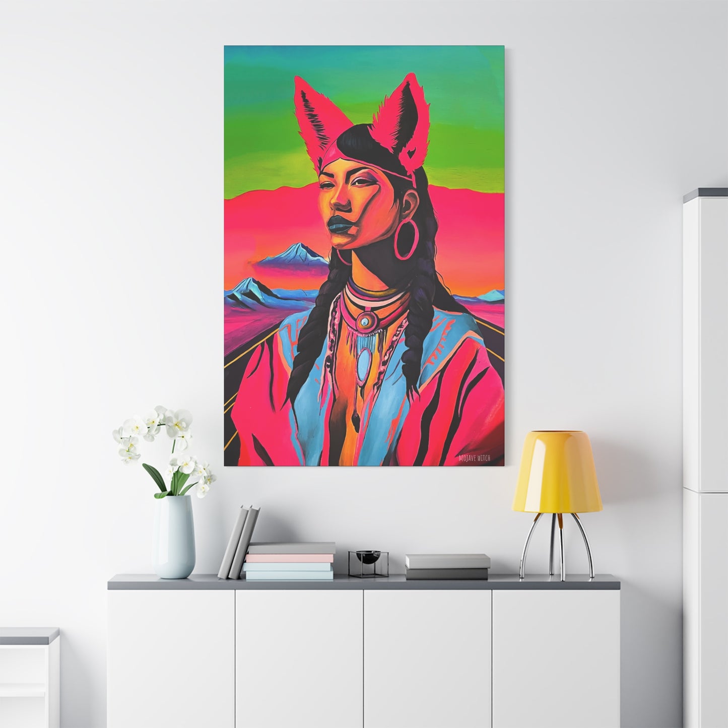 "Perra" Print Matte Canvas